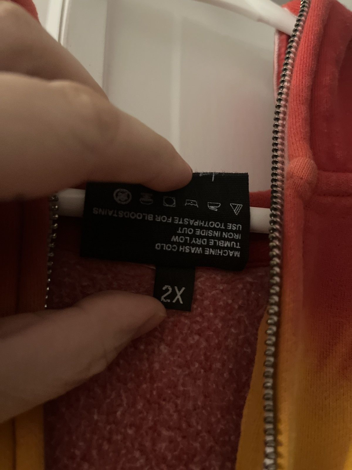 Half Evil Red/Orange Half Evil Zip Up Size US XXL / EU 58 / 5 - 4 Thumbnail