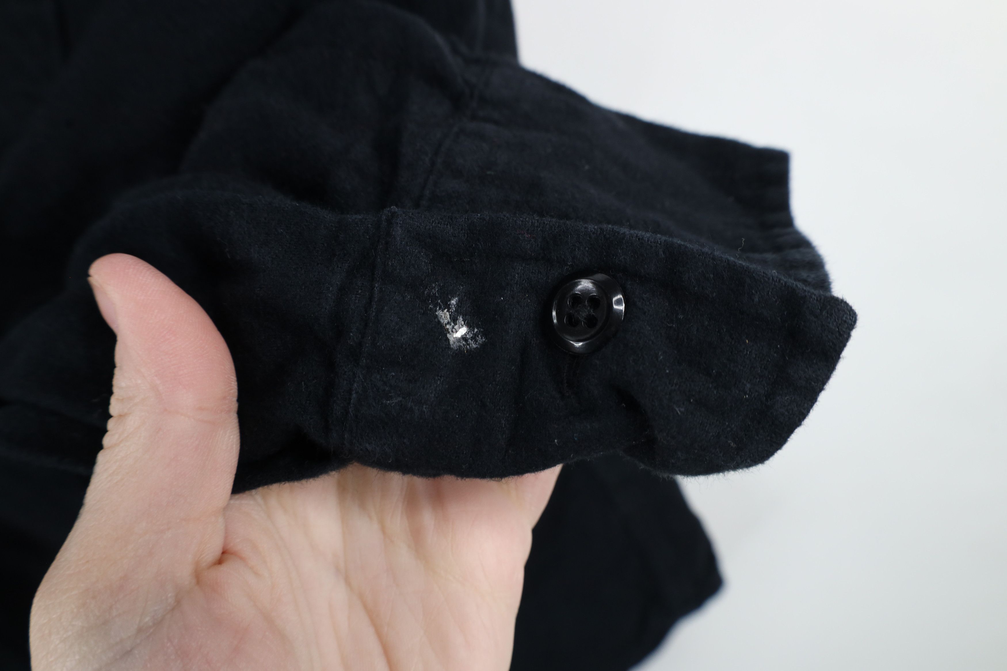 J.Crew × Vintage Vintage J Crew Chamois Cloth Collared Button Shirt Black Size US M / EU 48-50 / 2 - 8 Thumbnail