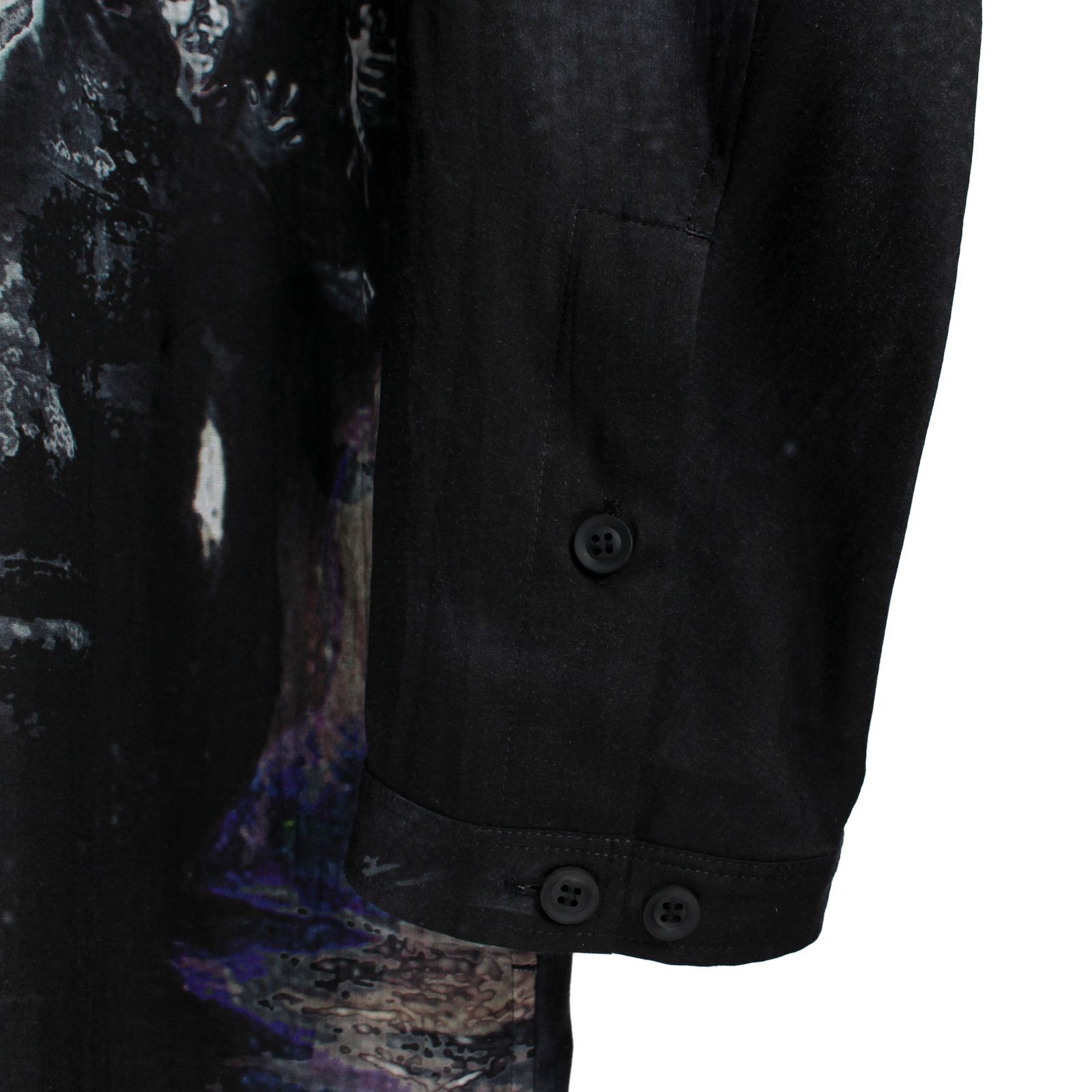 Yohji Yamamoto Yohji Yamamoto Pour Homme - Printed side gusset Blouse Size US M / EU 48-50 / 2 - 14 Thumbnail