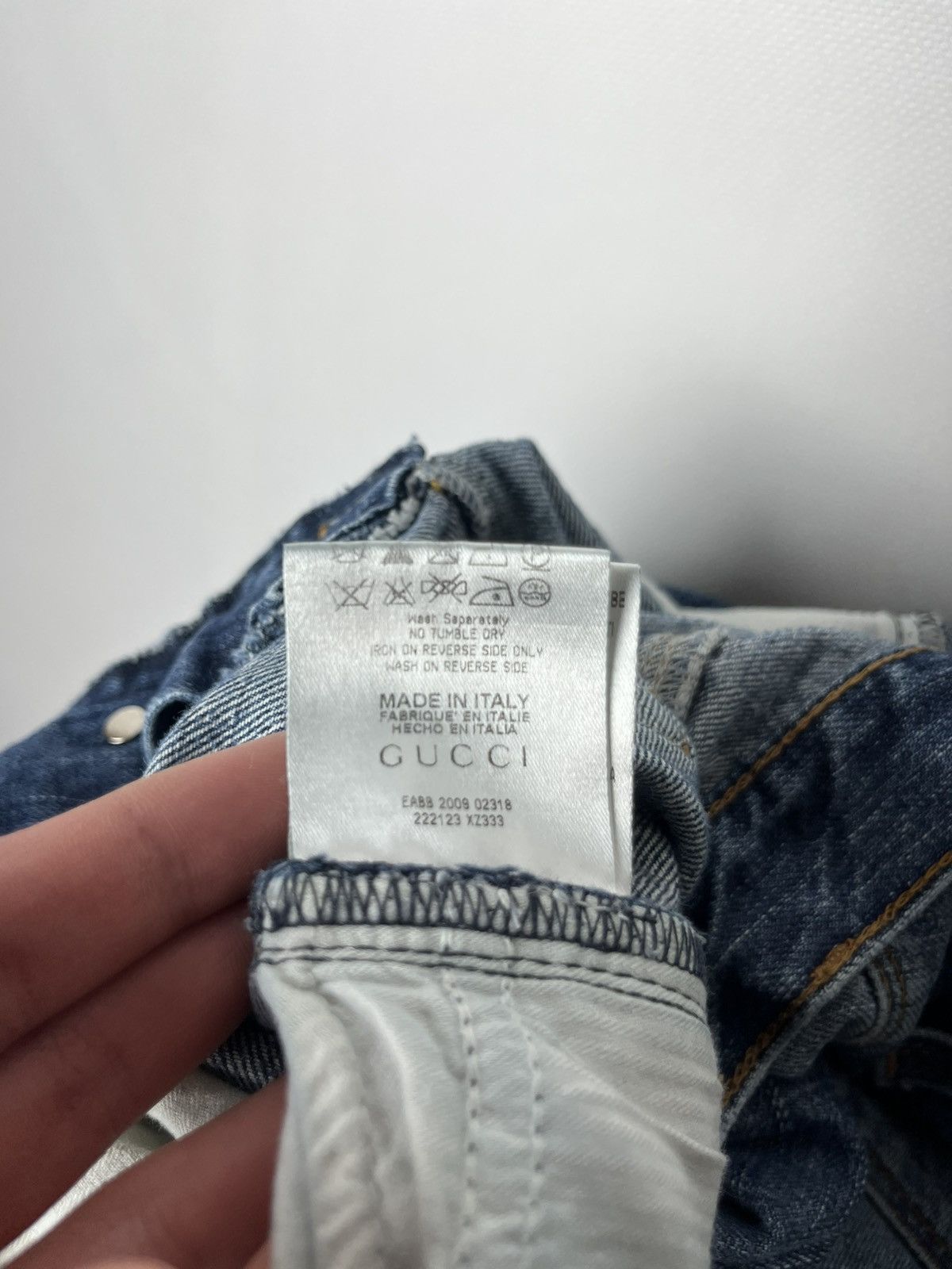 Gucci Gucci 2009 Skinny Fit Denim Jeans GG Logo Size 48 Size US 32 / EU 48 - 18 Thumbnail