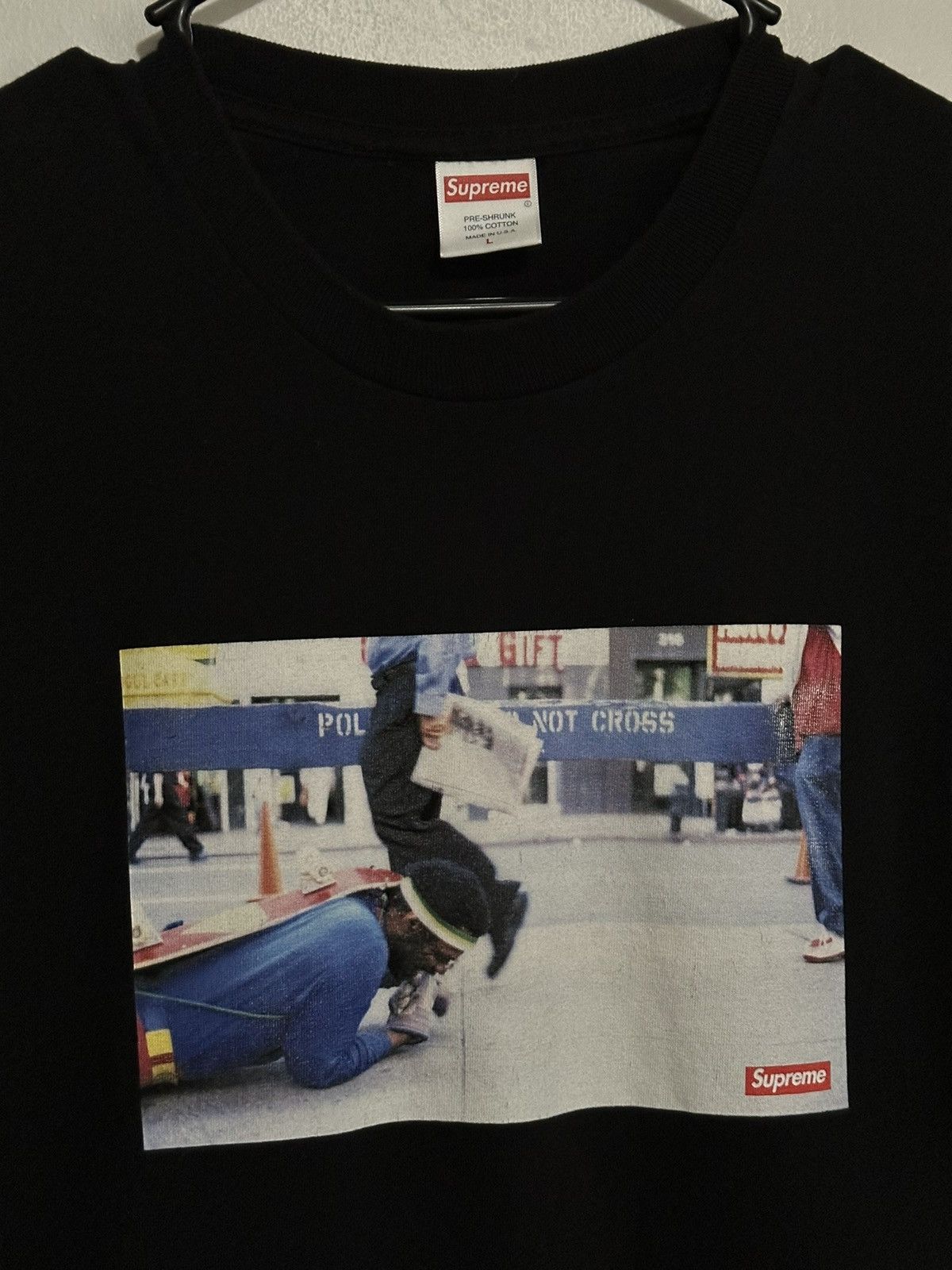Supreme Supreme Pope.L Training Crawl Tee Size US L / EU 52-54 / 3 - 2 Thumbnail