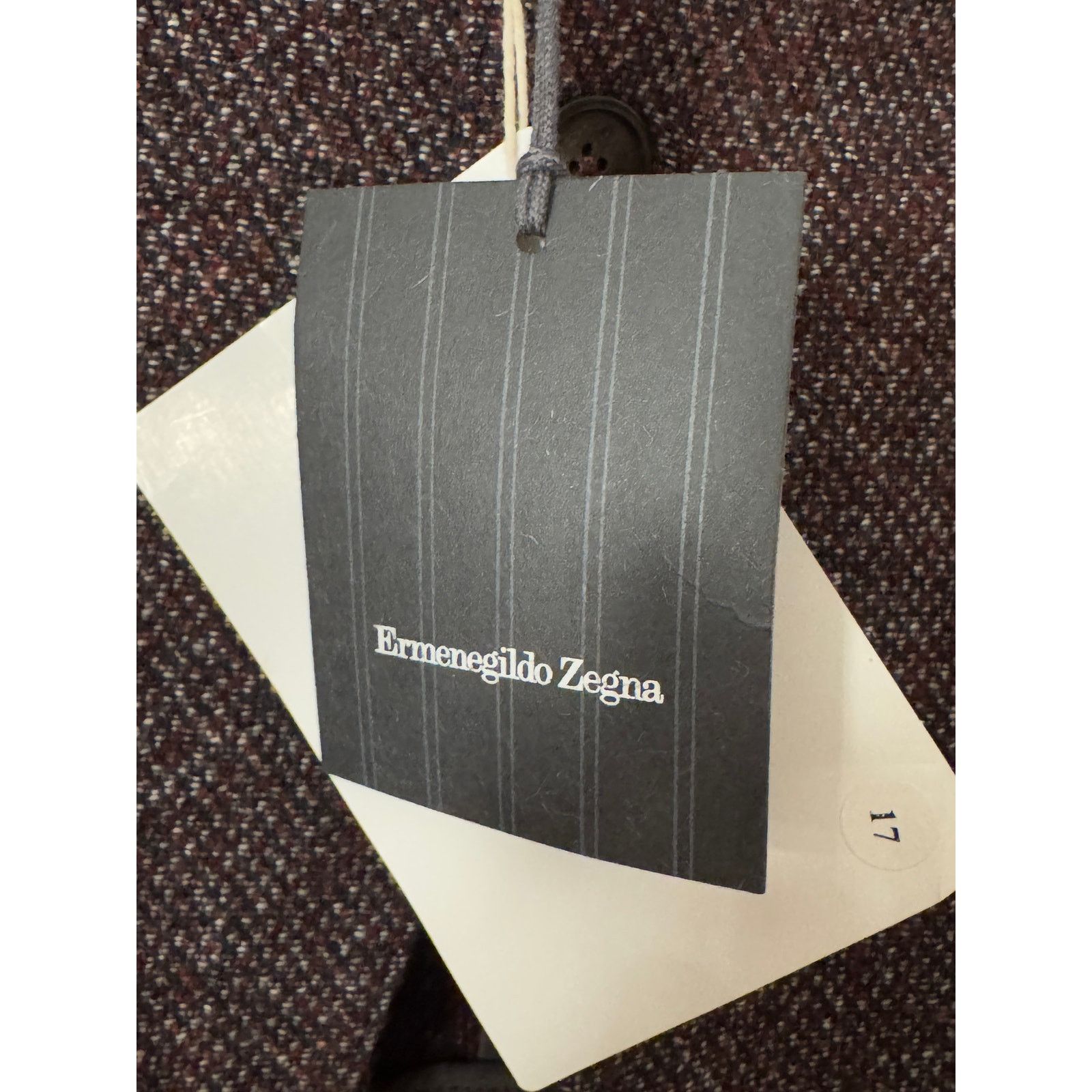 Ermenegildo Zegna Ermenegildo Zegna NWT Lambskin Leather Trim Blazer Size 50R - 8 Thumbnail