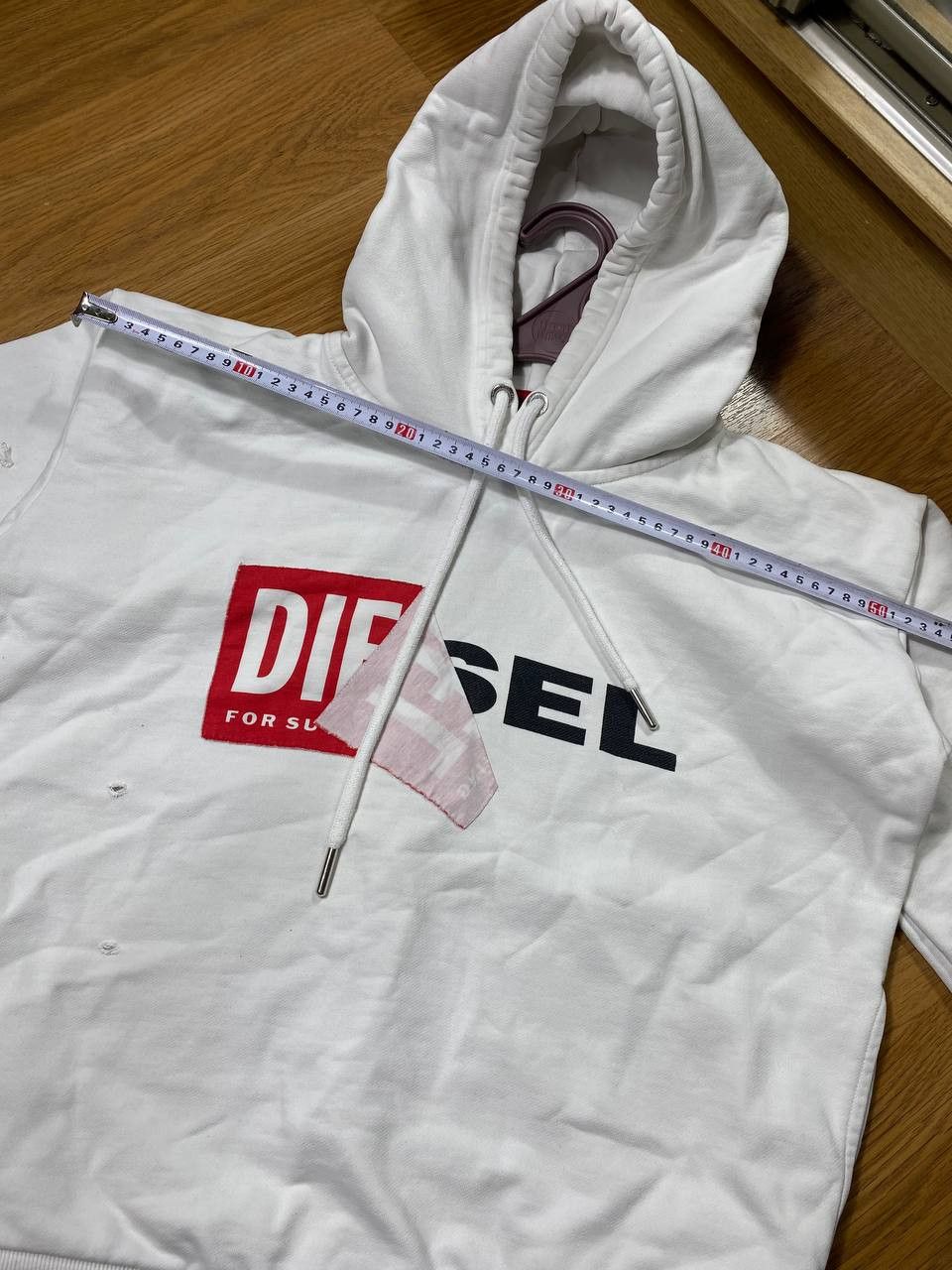 Diesel Vintage Diesel Big Logo Faded Zip Hoodie Y2K Size US XXS / EU 40 - 12 Thumbnail