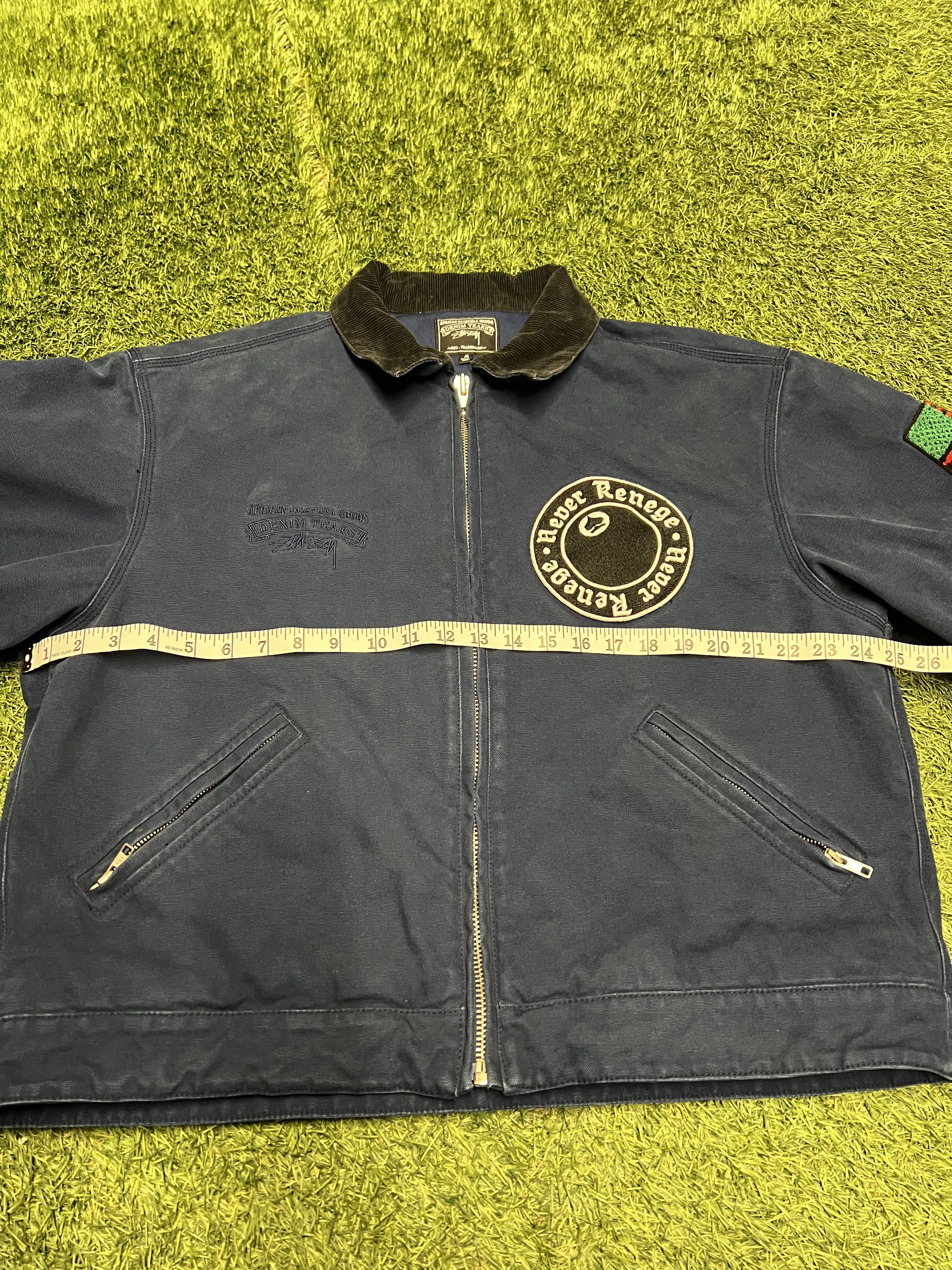 DENIM TEARS × Stussy Stussy x Denim Tears Canvas Jacket