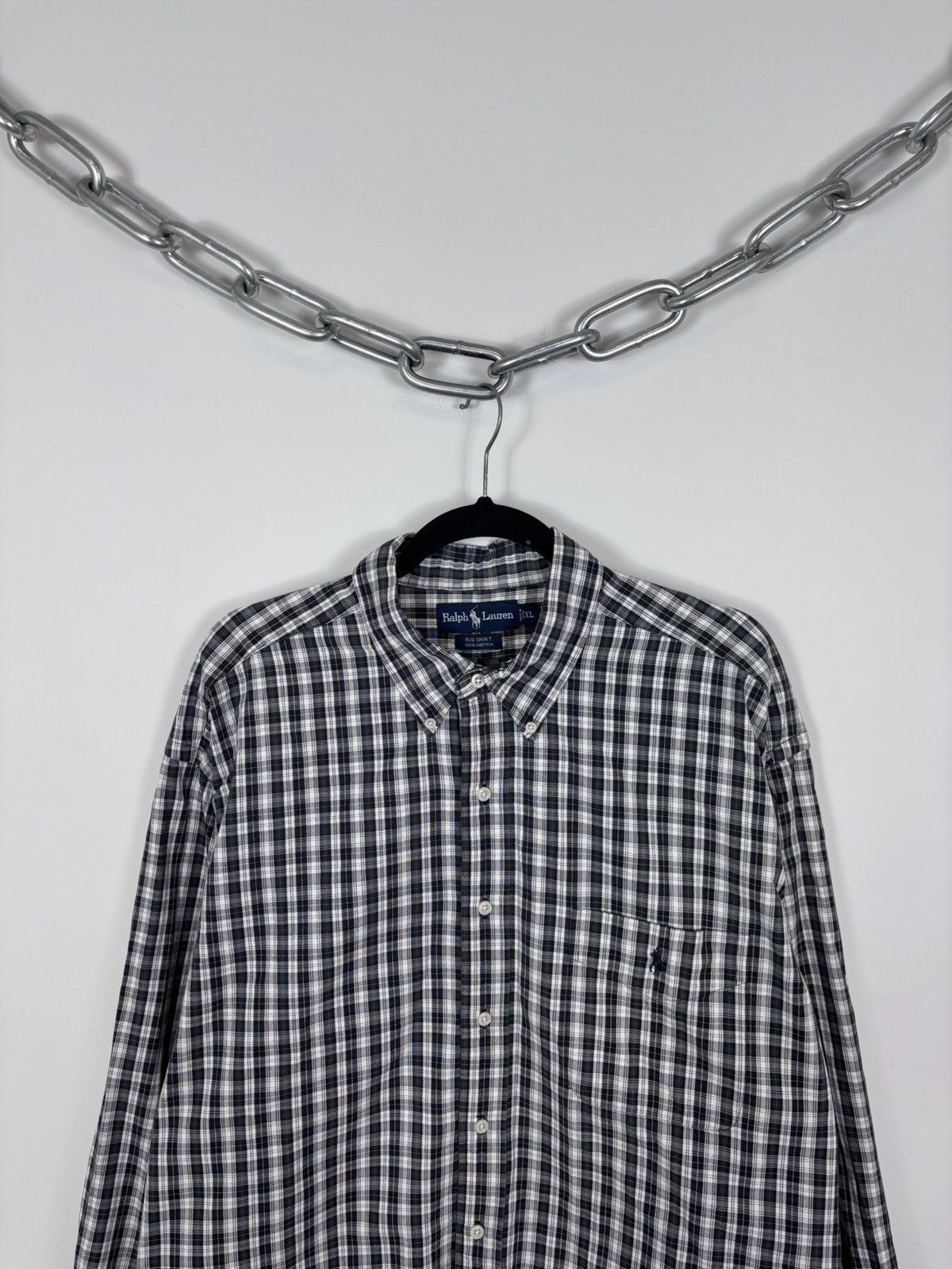 Polo Ralph Lauren Vintage Polo Ralph Lauren Big Shirt Men’s Tartan Plaid Check Size US XL / EU 56 / 4 - 2 Thumbnail