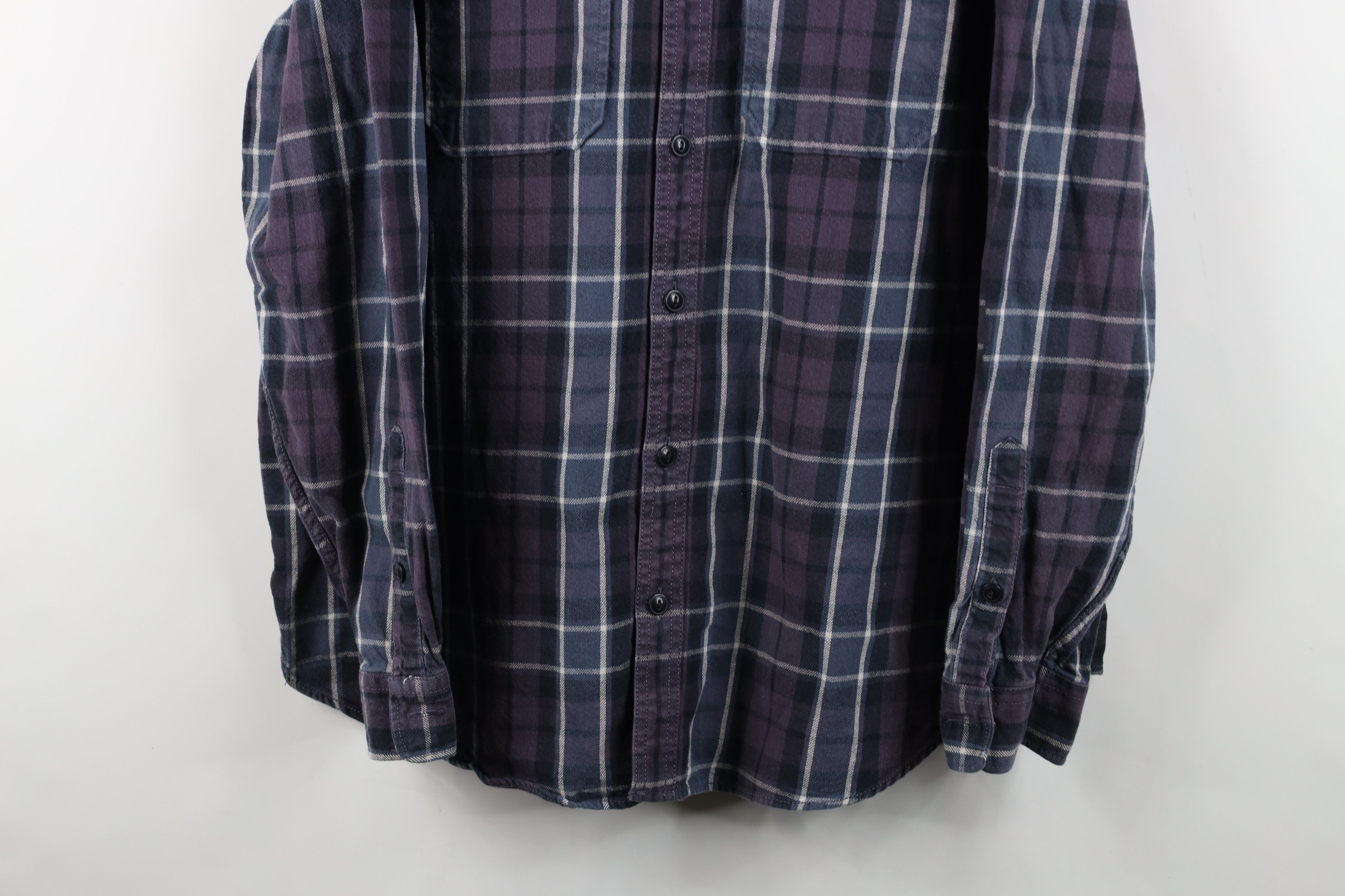 Eddie Bauer Vintage Eddie Bauer Heavyweight Flannel Button Shirt Plaid Size US XXL / EU 58 / 5 - 3 Thumbnail