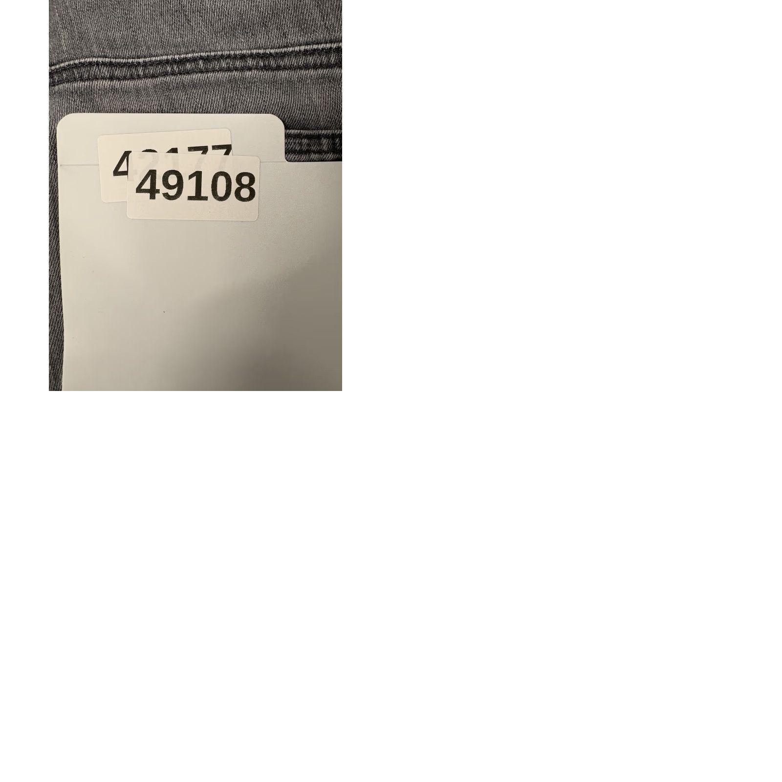 Vintage Adriano Goldschmied Jeans Womens 27 Slim Straight Mid Gray Stretch Denim 5-Pocket Rise Mid Rise 27in Inseam 29in Size 27" / US 4 / IT 40 - 9 Thumbnail