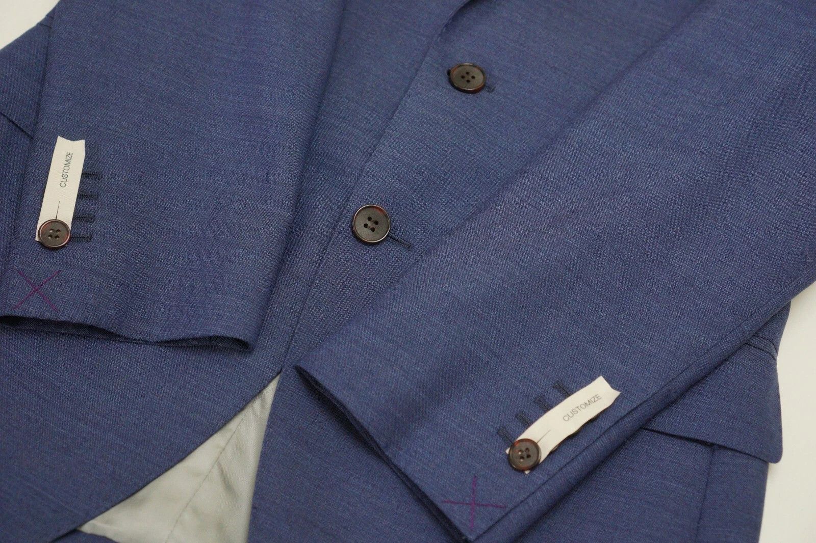 Suitsupply Men Suitsupply 3 Piece Suit Lazio Single Breasted FL US34 Size 34R - 4 Thumbnail