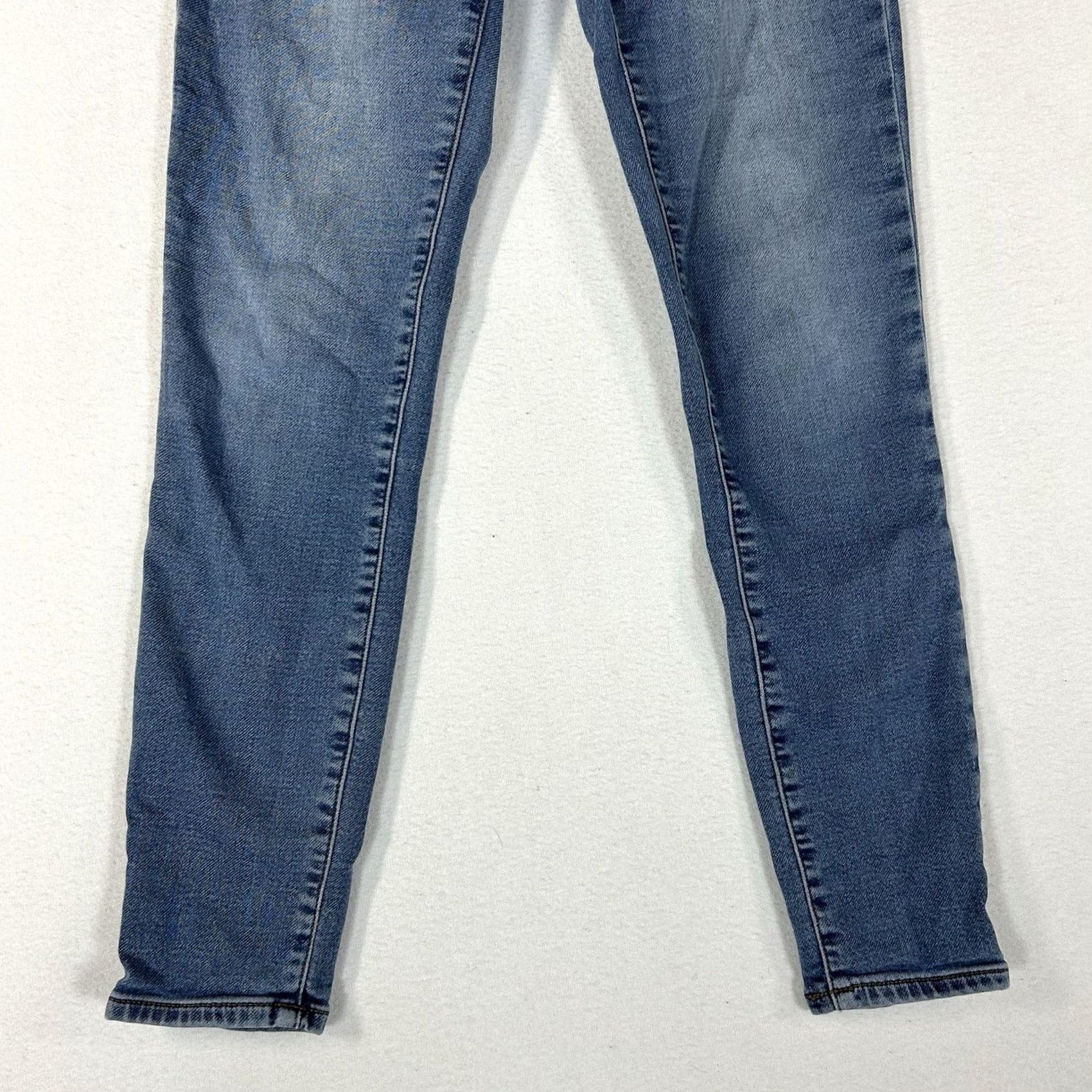 J.Crew J. Crew Skinny Jeans Women's 27 Mid Rise Stretch Blue Denim Medium Wash Casual Slim Fit 5-Pocket Design Womens Size 27" / US 4 / IT 40 - 3 Thumbnail