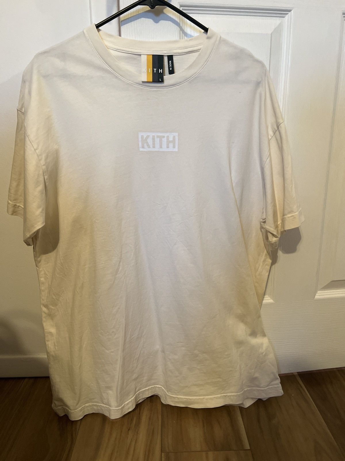 Kith KITH VINTAGE WASH TEE - SANDRIFT Size US L / EU 52-54 / 3 - 1 Thumbnail
