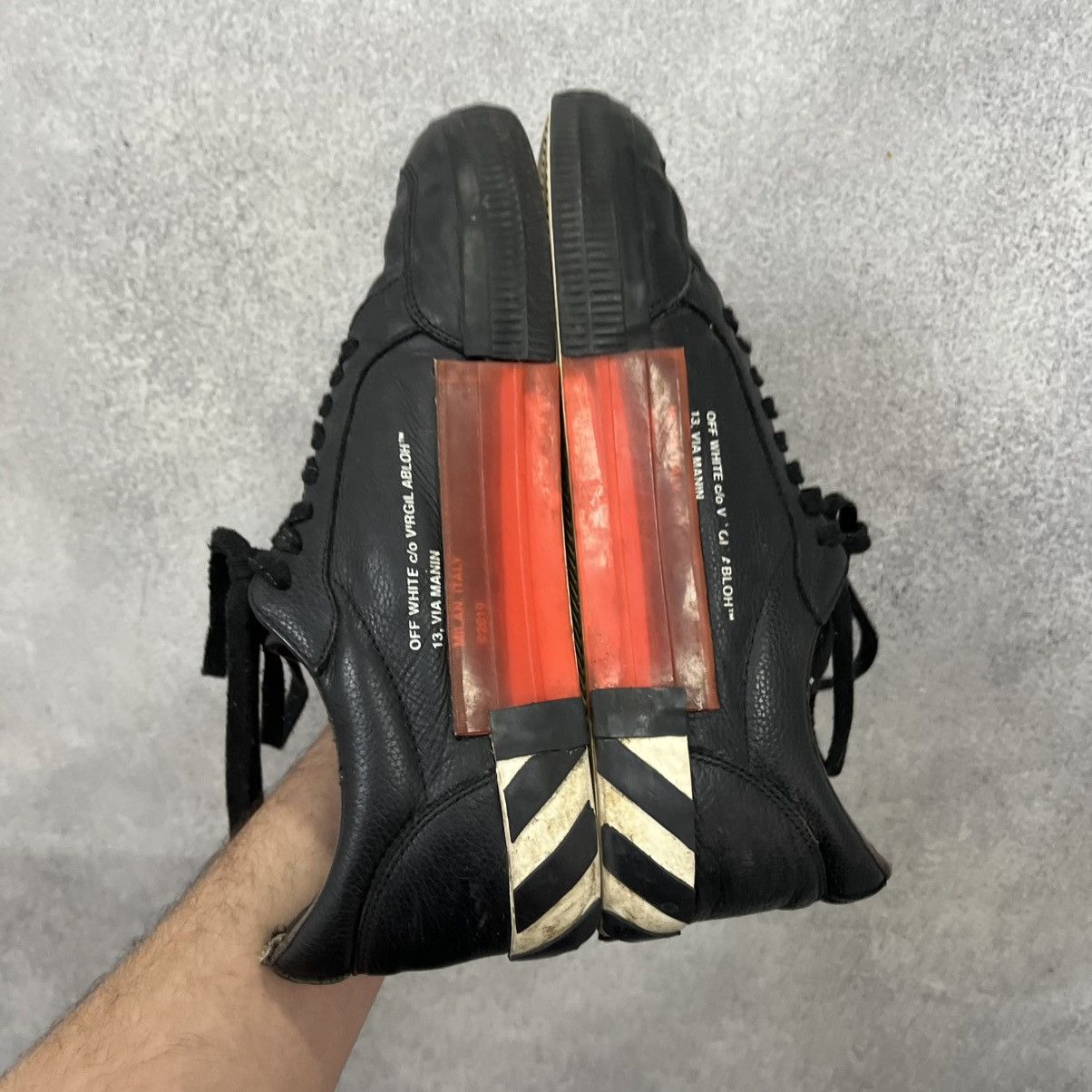 Off-White Off white vulcanized sneakers shoes Black Size US 11 / EU 44 - 10 Thumbnail
