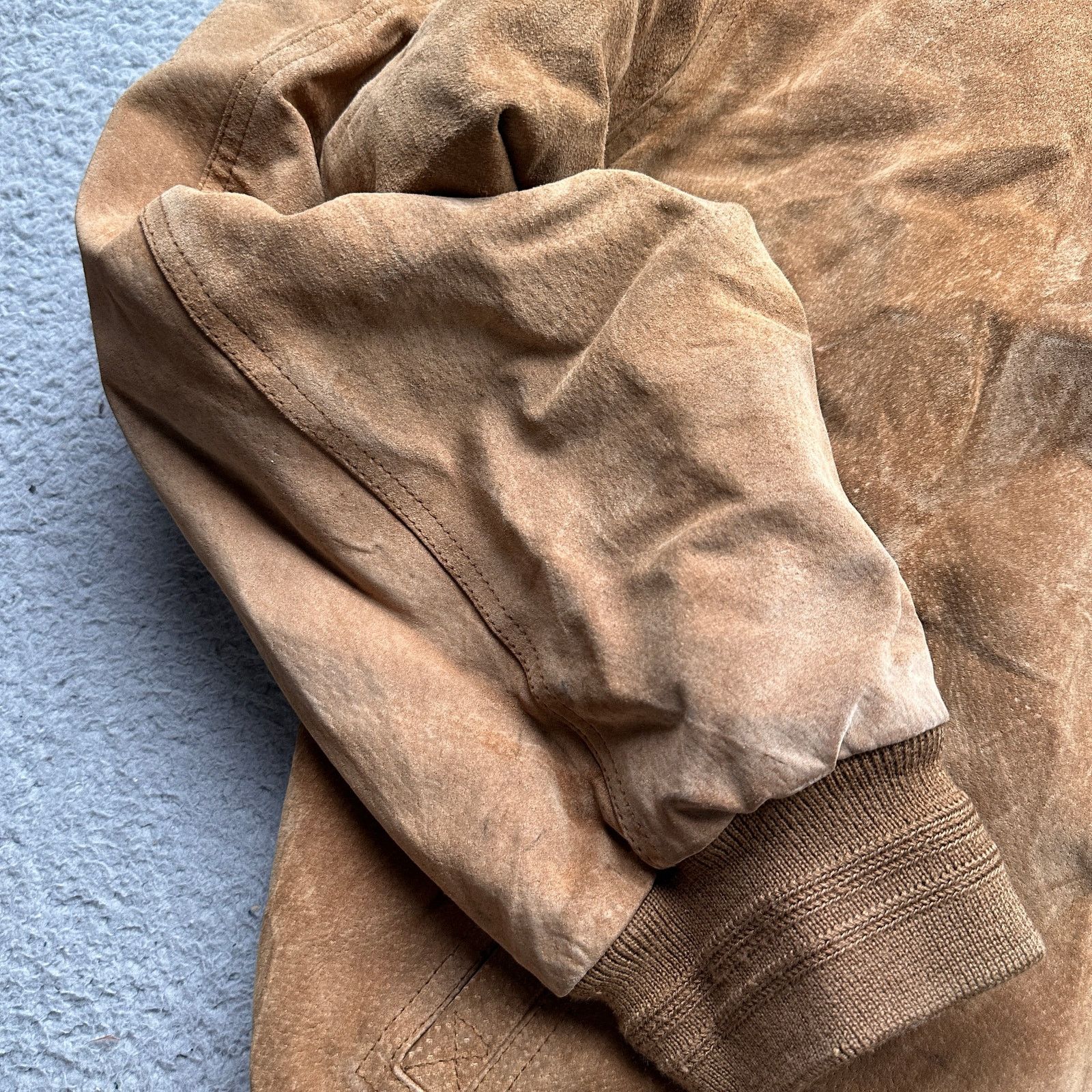 Other Vintage Outdoor Exchange Leather Bomber Jacket Mens XLT Size US XL / EU 56 / 4 - 9 Thumbnail