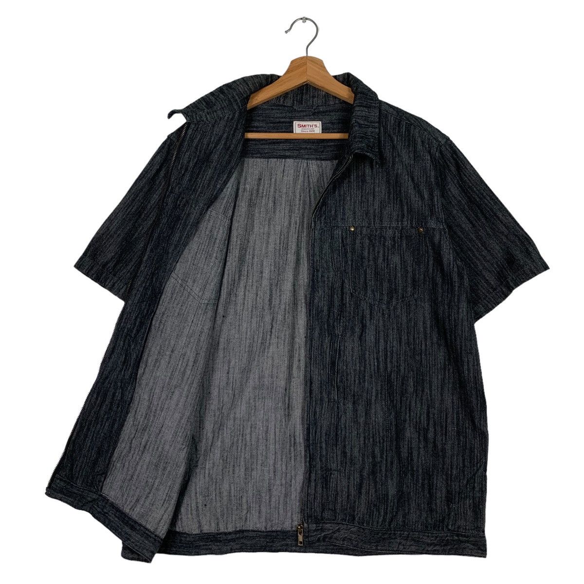 Smith's American Smiths American Short Sleeve ZIpper Jacket #0115-C6 Size US L / EU 52-54 / 3 - 10 Thumbnail
