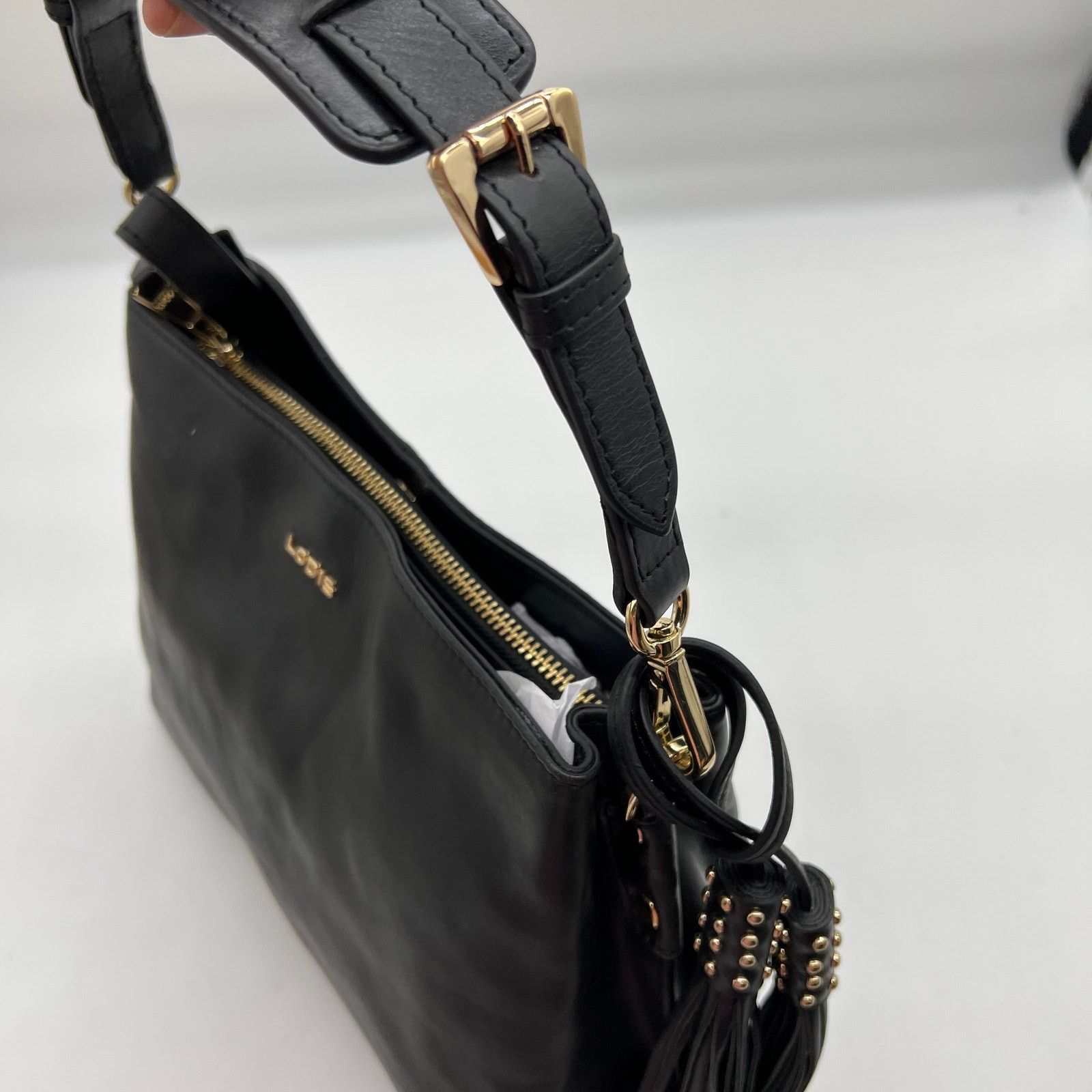 Other LODIS Womens Purse Glazed Leather Darcy Shoulder Size ONE SIZE - 11 Thumbnail