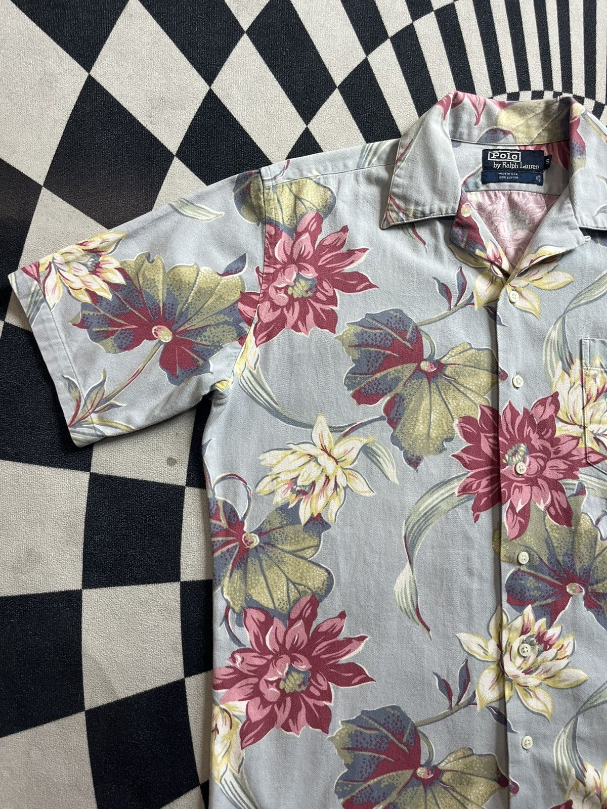 Polo Ralph Lauren Vintage Polo Ralph Lauren Aop Flowers Shirt 90’s Size US S / EU 44-46 / 1 - 9 Thumbnail
