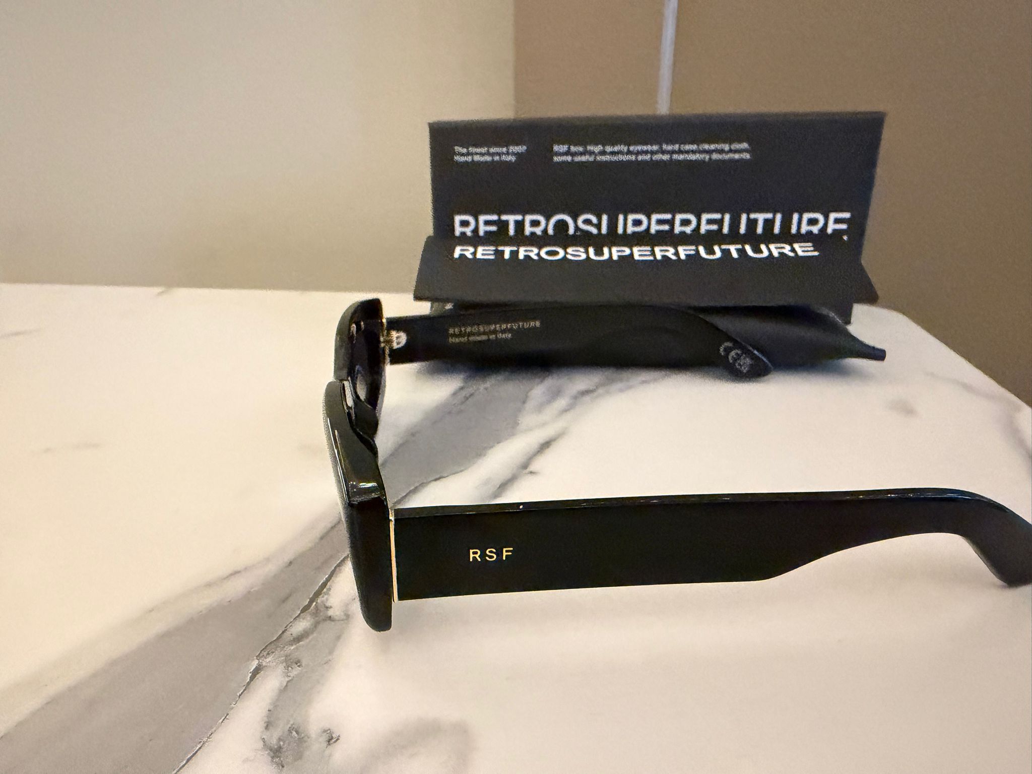 Retrosuperfuture RETROSUPERFUTURE Zaga Sunglasses - Black - NEW Size ONE SIZE - 2 Thumbnail