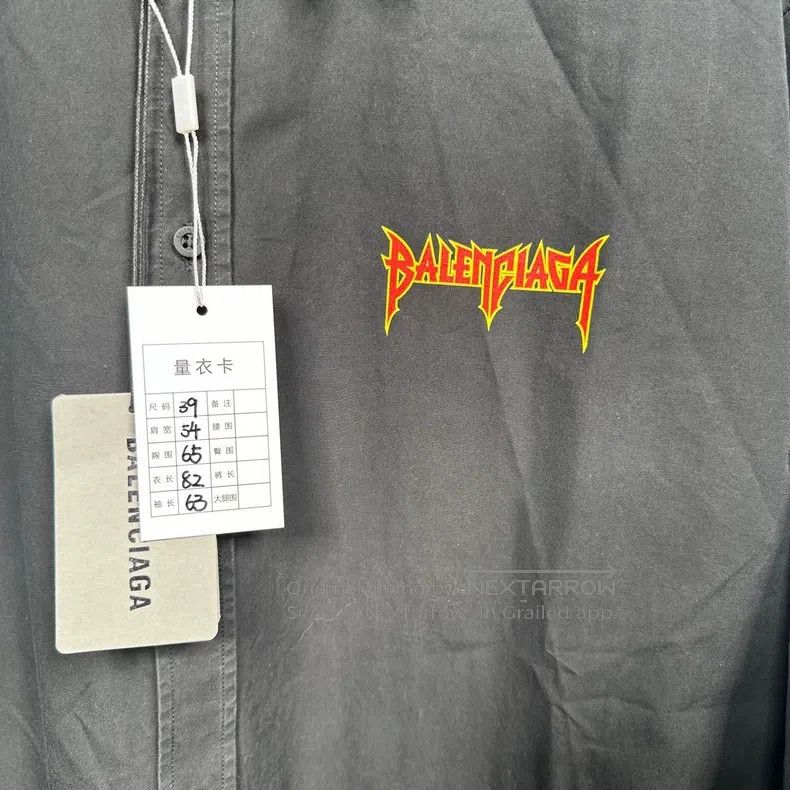Balenciaga Balenciaga size 39 Lightning Letter Logo Flame Rock Long S Size US S / EU 44-46 / 1 - 4 Thumbnail