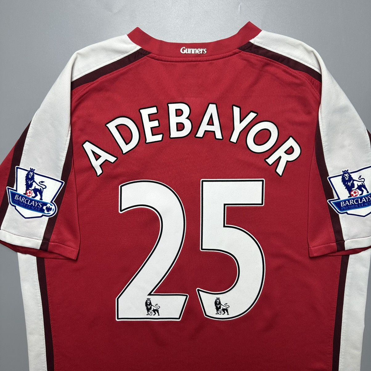 Nike ARSENAL NIKE 2008/2010 FOOTBALL HOME JERSEY #25 ADEBAYOR Size US XL / EU 56 / 4 - 13 Thumbnail