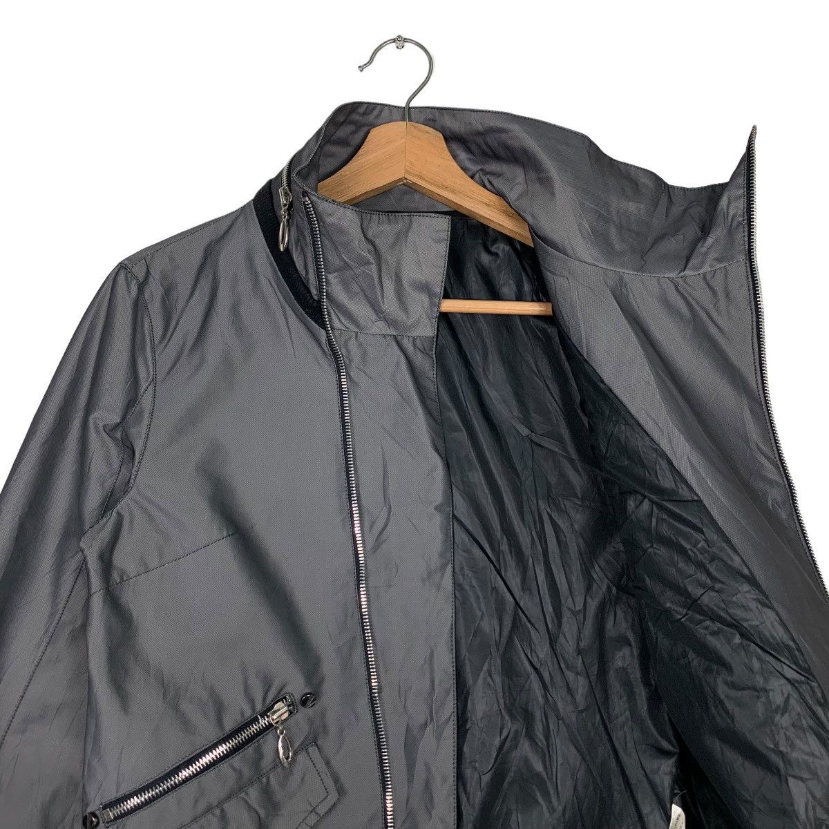 Japanese Brand VISCAP The Exclusive Style Asymmetrical Jacket #0347-C16 Size M / US 6-8 / IT 42-44 - 11 Thumbnail
