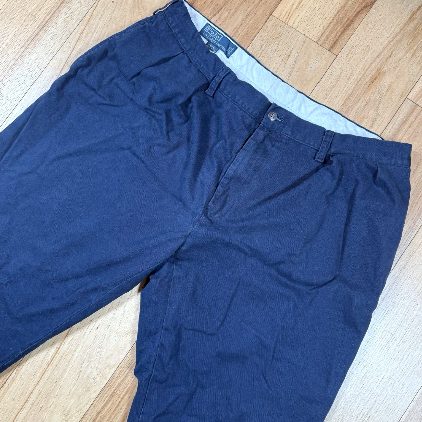Polo Ralph Lauren VINTAGE Polo Ralph Lauren Pants Mens 36 Regular Beige Khakis Straight Relaxed 30in Inseam Mens Size US M / EU 48-50 / 2 - 2 Thumbnail
