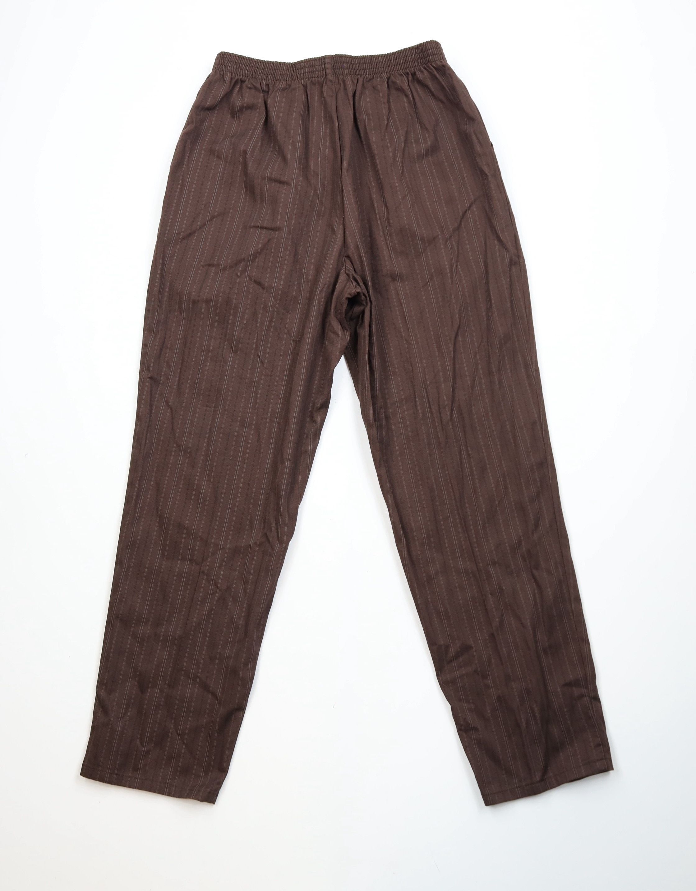 Vintage Vintage 90s Streetwear Tapered Leg Pants Brown Cotton Size 40" / US 18 - 11 Thumbnail