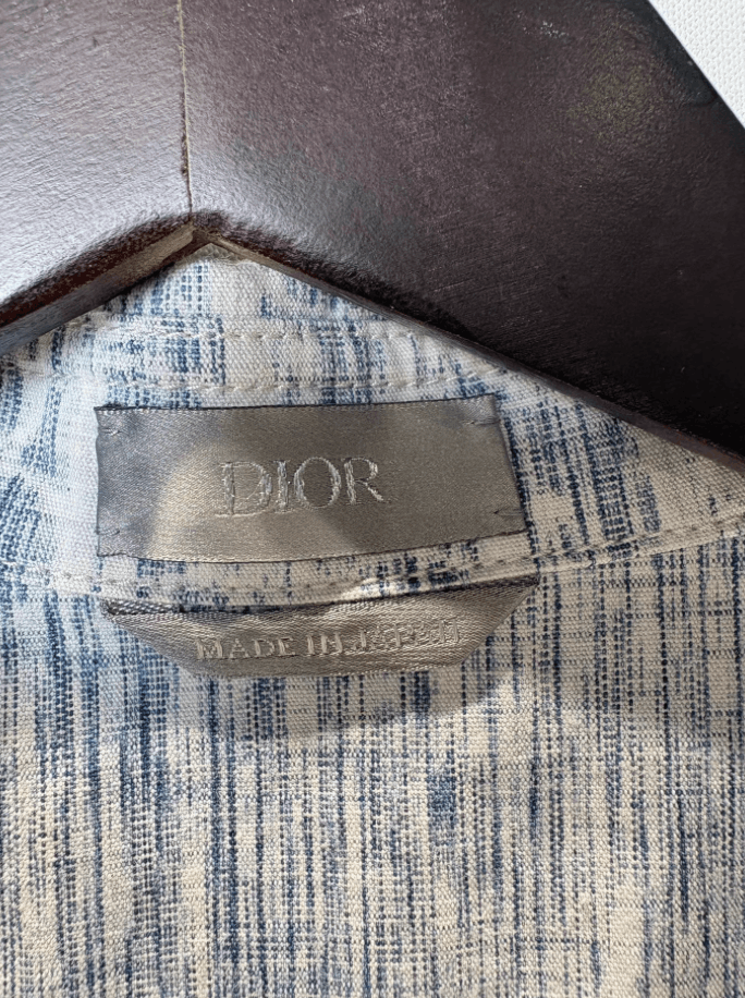 Dior Dior Oblique Monogram Denim Shirt Jacket K36 Size US XS / EU 42 / 0 - 3 Thumbnail