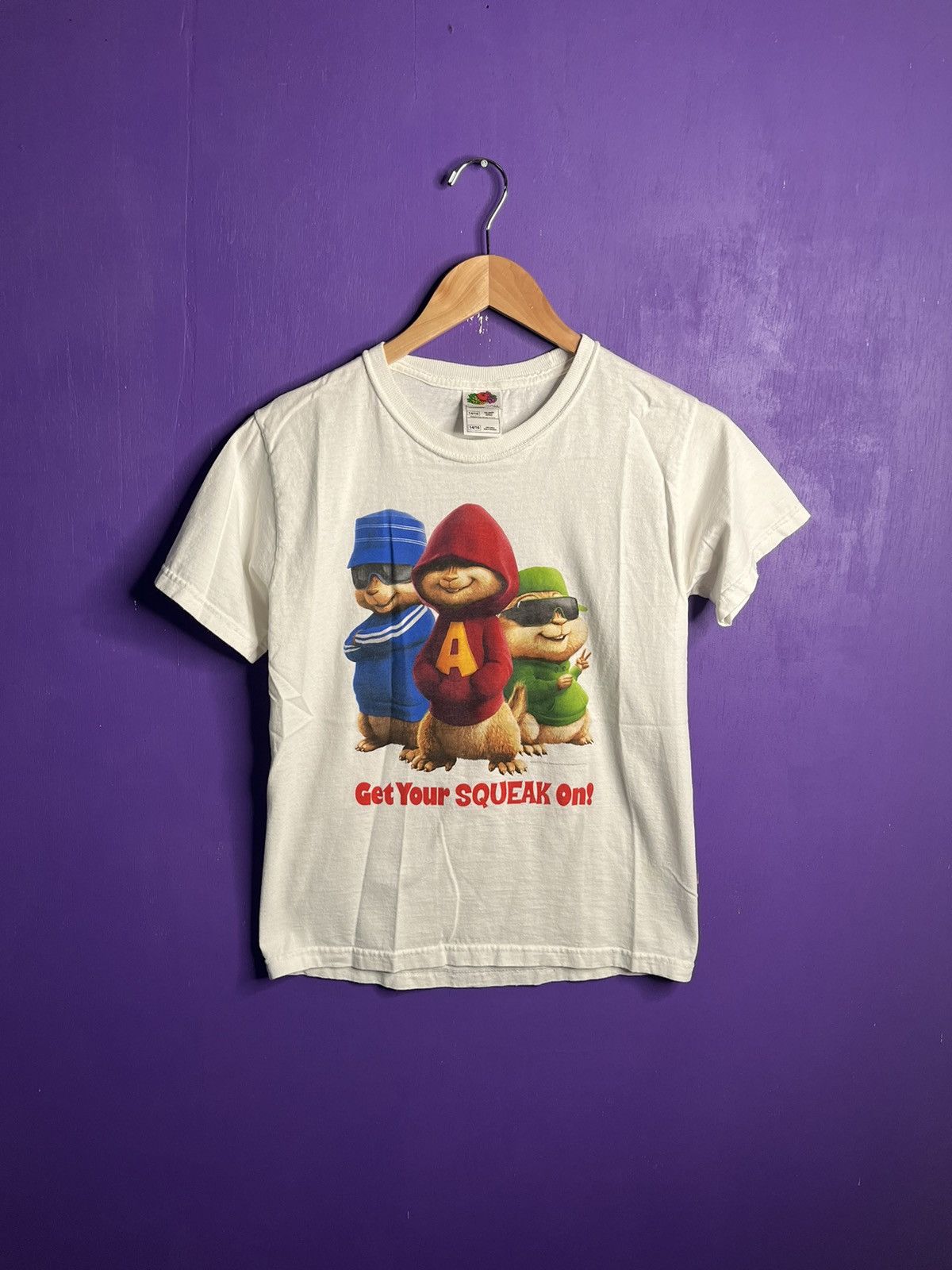 Vintage alvin and the chipmunks movie promo t-shirt