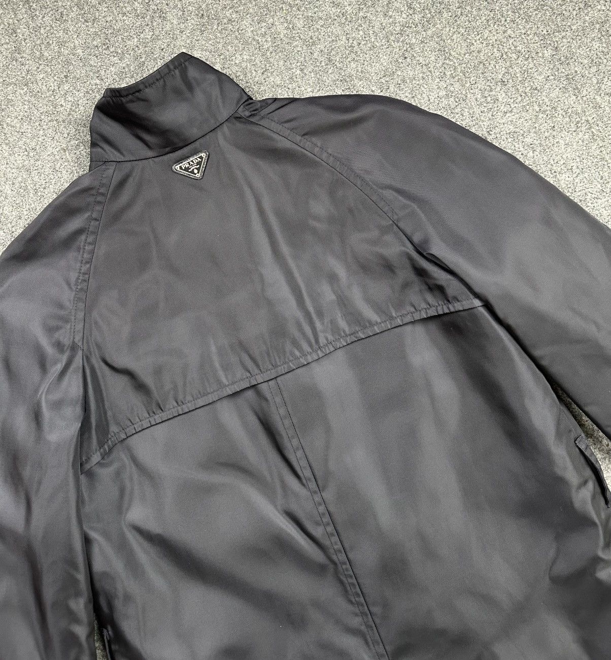 Prada Prada - Mac Zip-Up Nylon Coat - Emblem Logo With Neck Strap Size US M / EU 48-50 / 2 - 10 Thumbnail