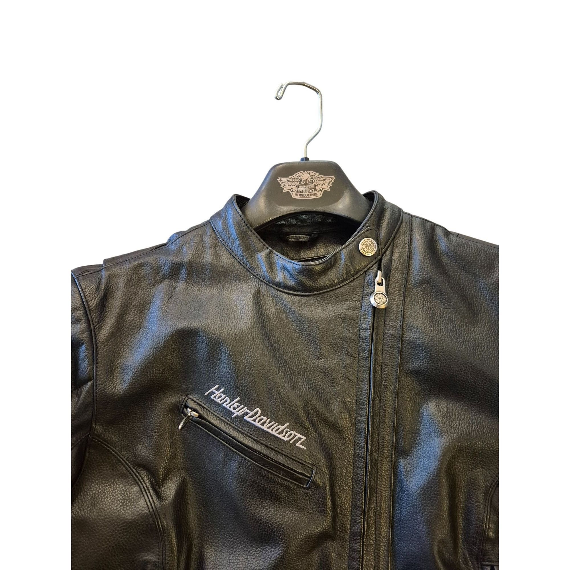 Harley Davidson Harley-Davidson Black Leather Motorcycle Jacket Women's L Size L / US 10 / IT 46 - 5 Thumbnail