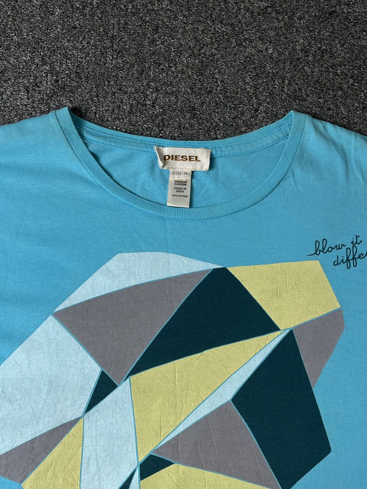 Diesel Diesel Kubism Art Tee Size M / US 6-8 / IT 42-44 - 4 Thumbnail
