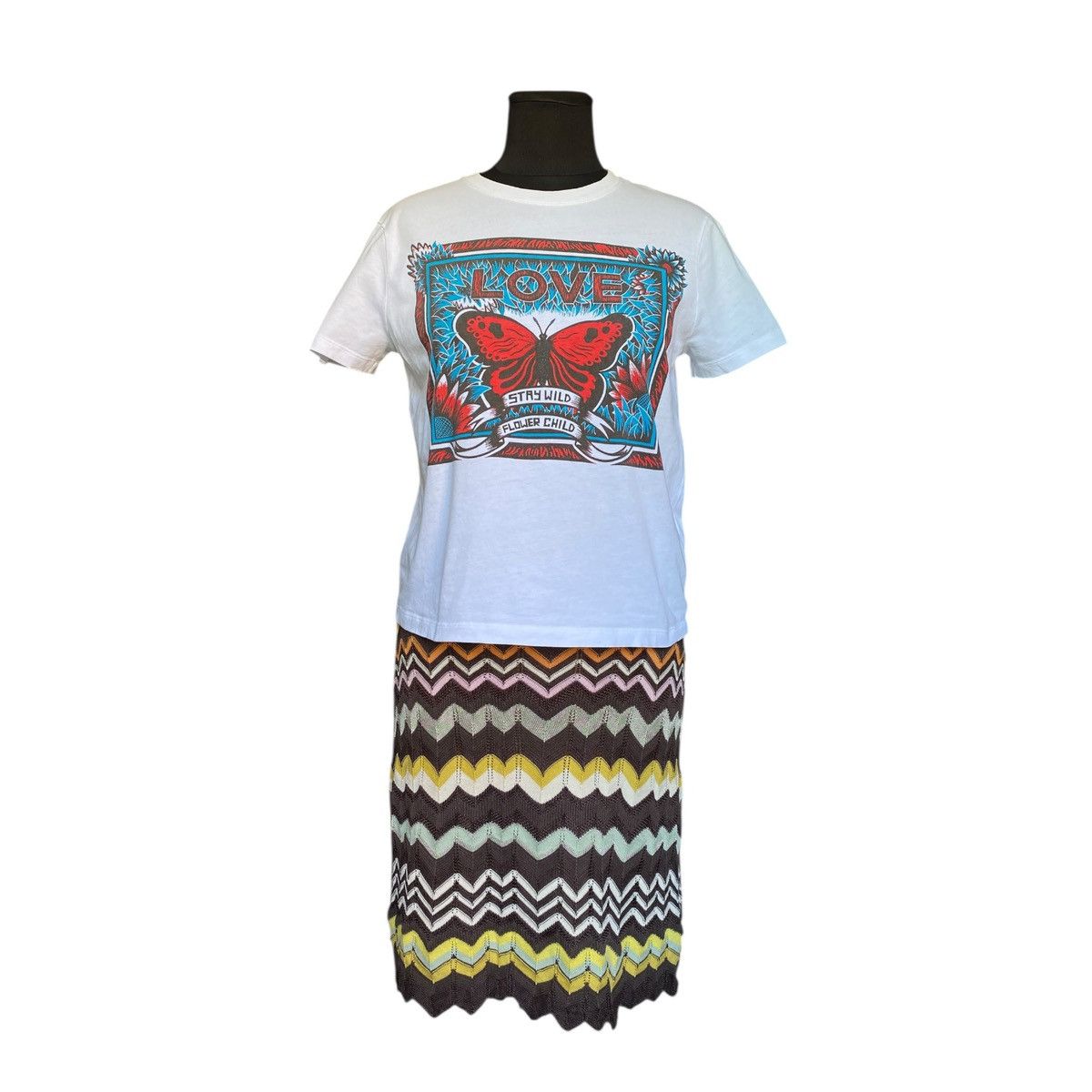 RED Valentino Red Valentino Big Logo T Shirt Tee Size S Size S / US 4 / IT 40 - 6 Thumbnail