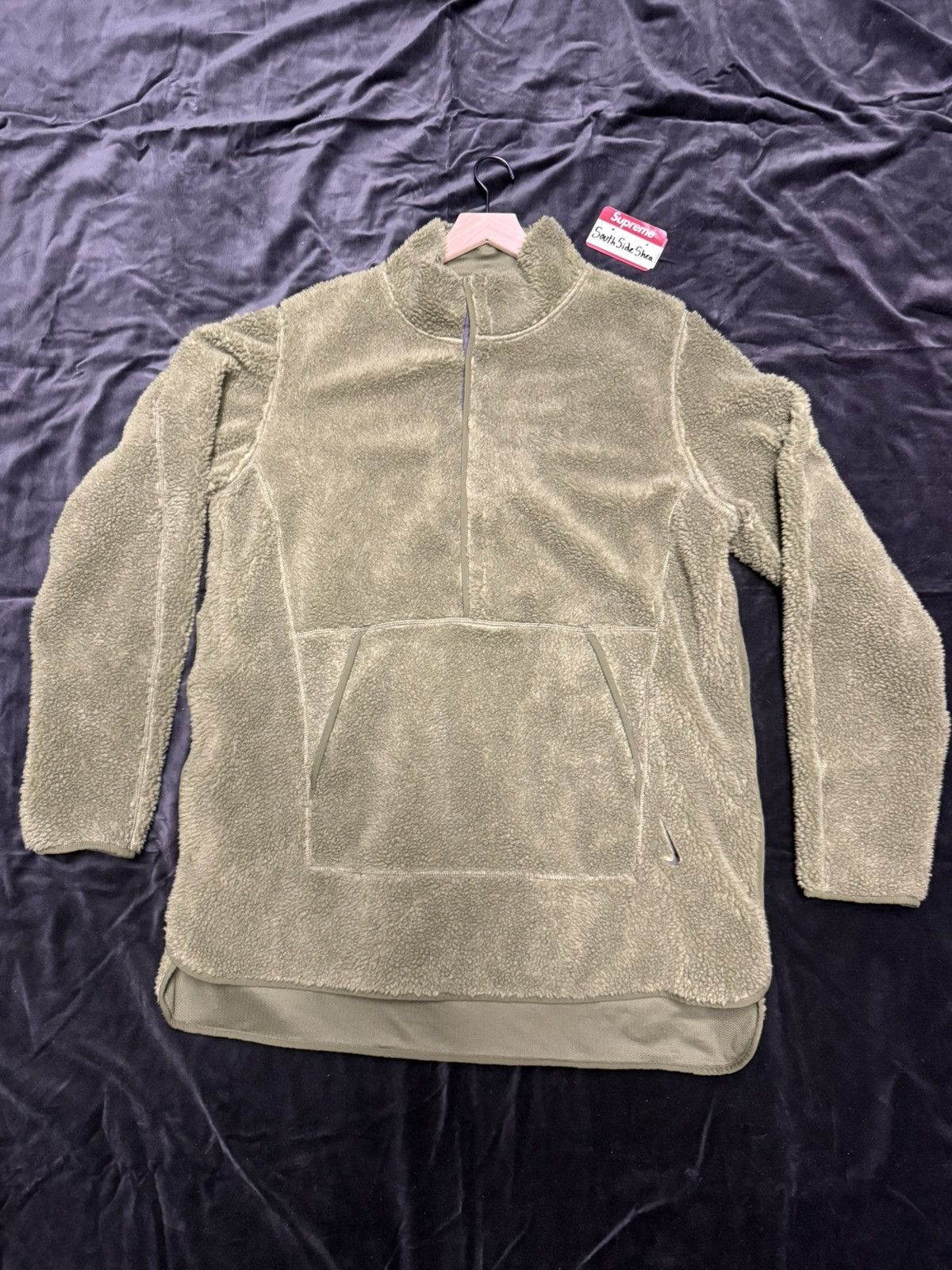 Nike Yoga Fleece Sweatshirt Size US L / EU 52-54 / 3 - 1 Thumbnail