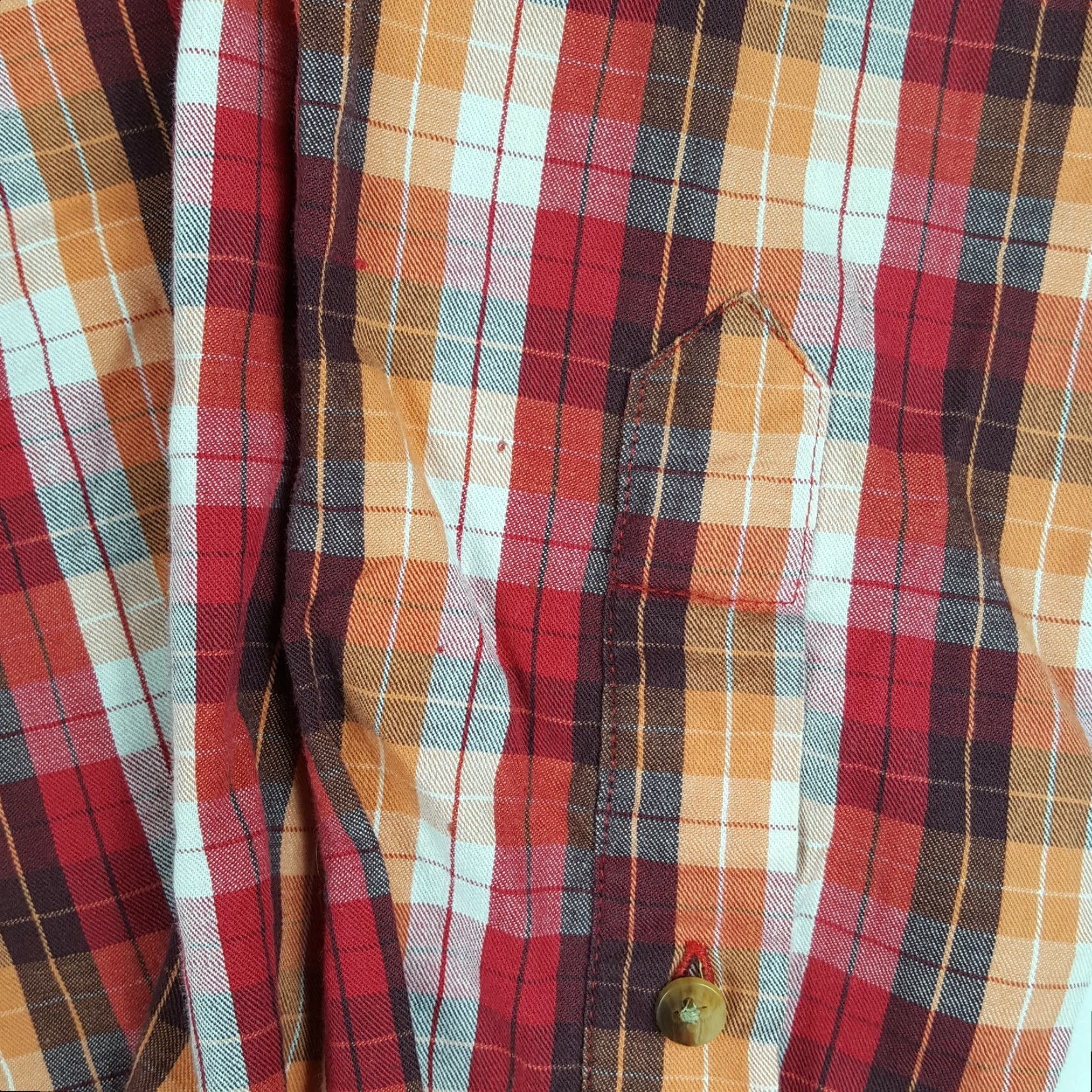 Vintage VINTAGE Duck Head Plaid Men's XL Long Sleeve Button-Up Work Shirt Size 46R - 6 Thumbnail