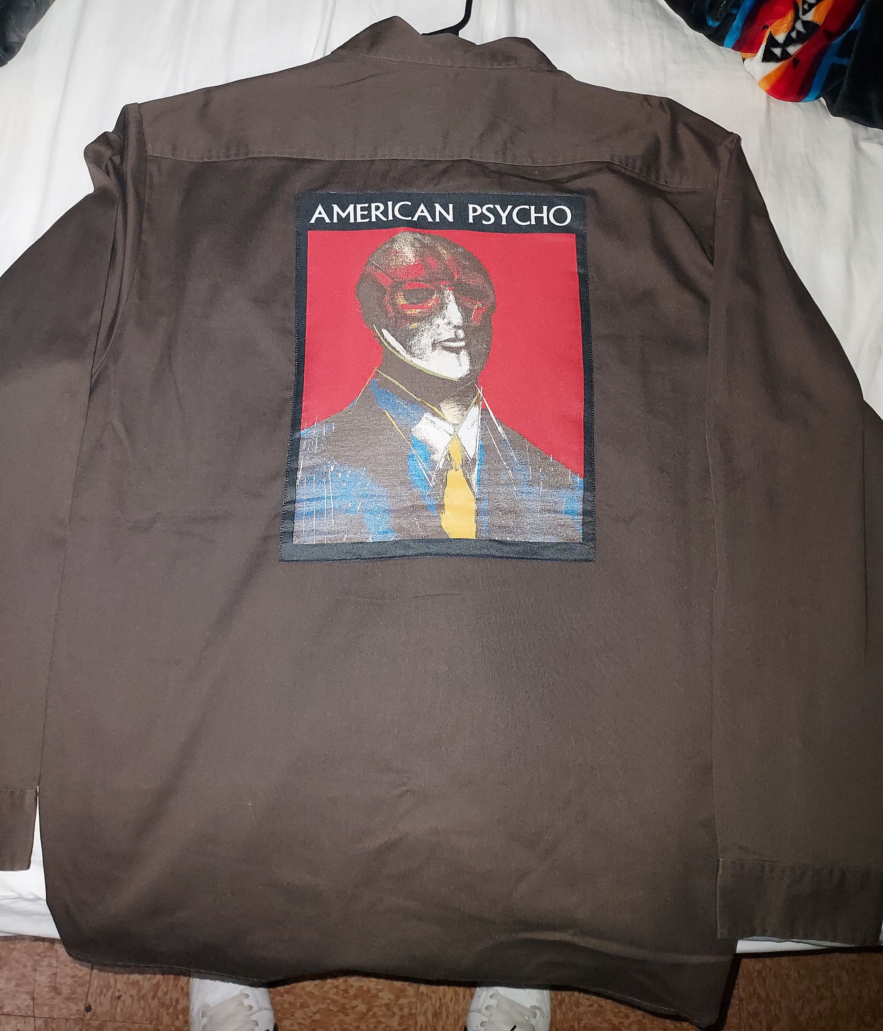 image of Supreme American Psycho Workshirt in Brown, Men's (Size 2XL)