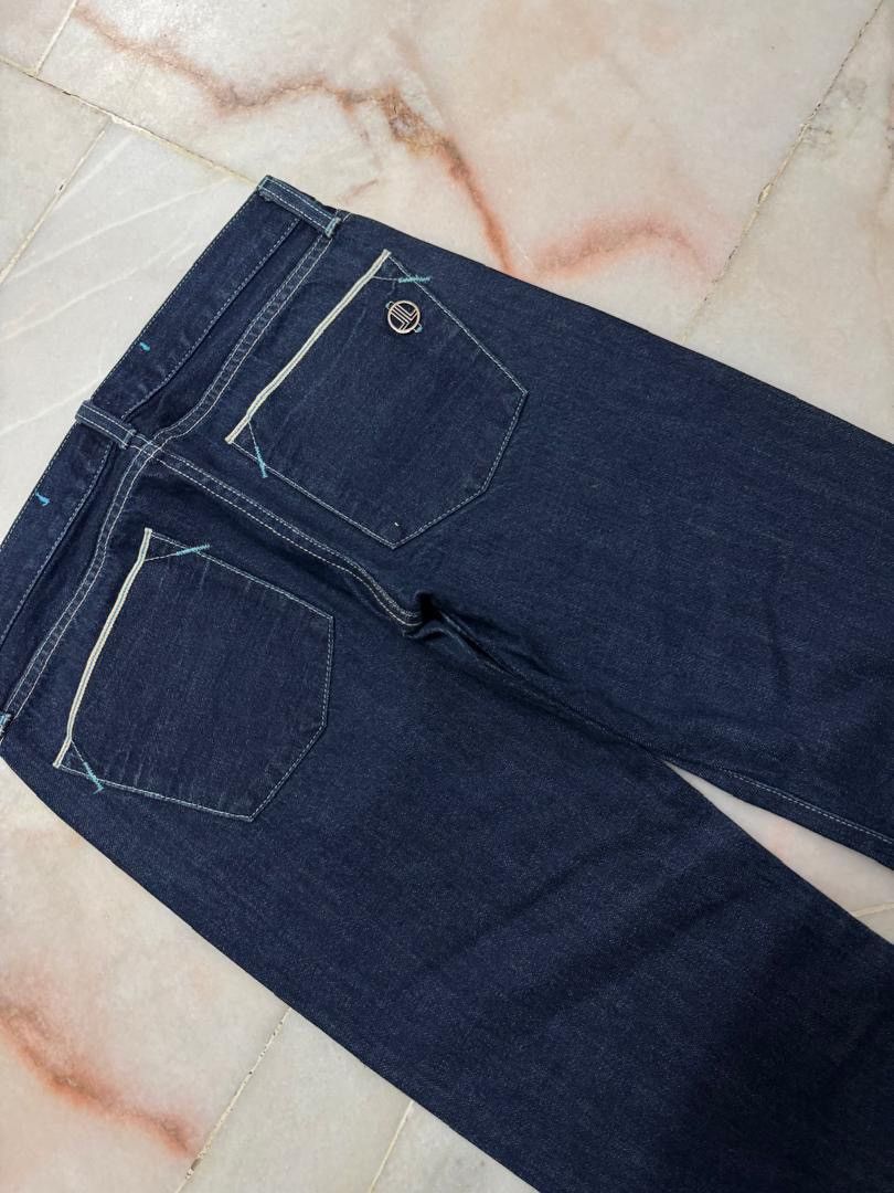 Lanvin 💥SELVEDGE💥LANVIN EN BLEU SELVEDGE DENIM BLUE JEANS INDIGO Size US 29 - 11 Thumbnail