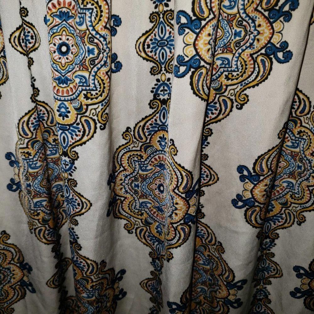 H&M CT501 H & M Paisley Print Ladies Maxi Skirt with Split M Size 32" / US 10 / IT 46 - 4 Thumbnail
