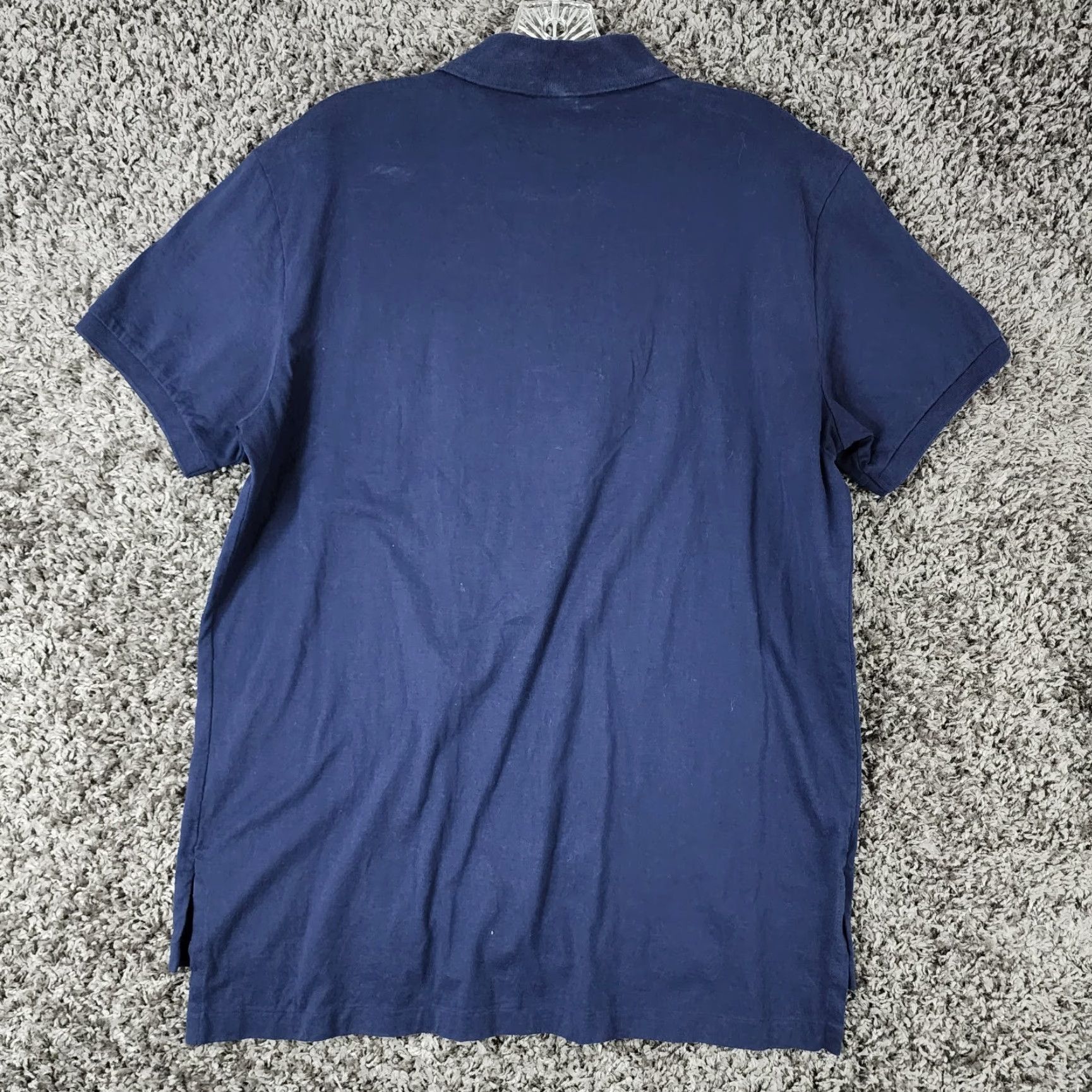 Polo Ralph Lauren Polo Ralph Lauren Custom Fit Short Sleeve Polo Shirt Adult Large Blue Mens Size US L / EU 52-54 / 3 - 5 Thumbnail
