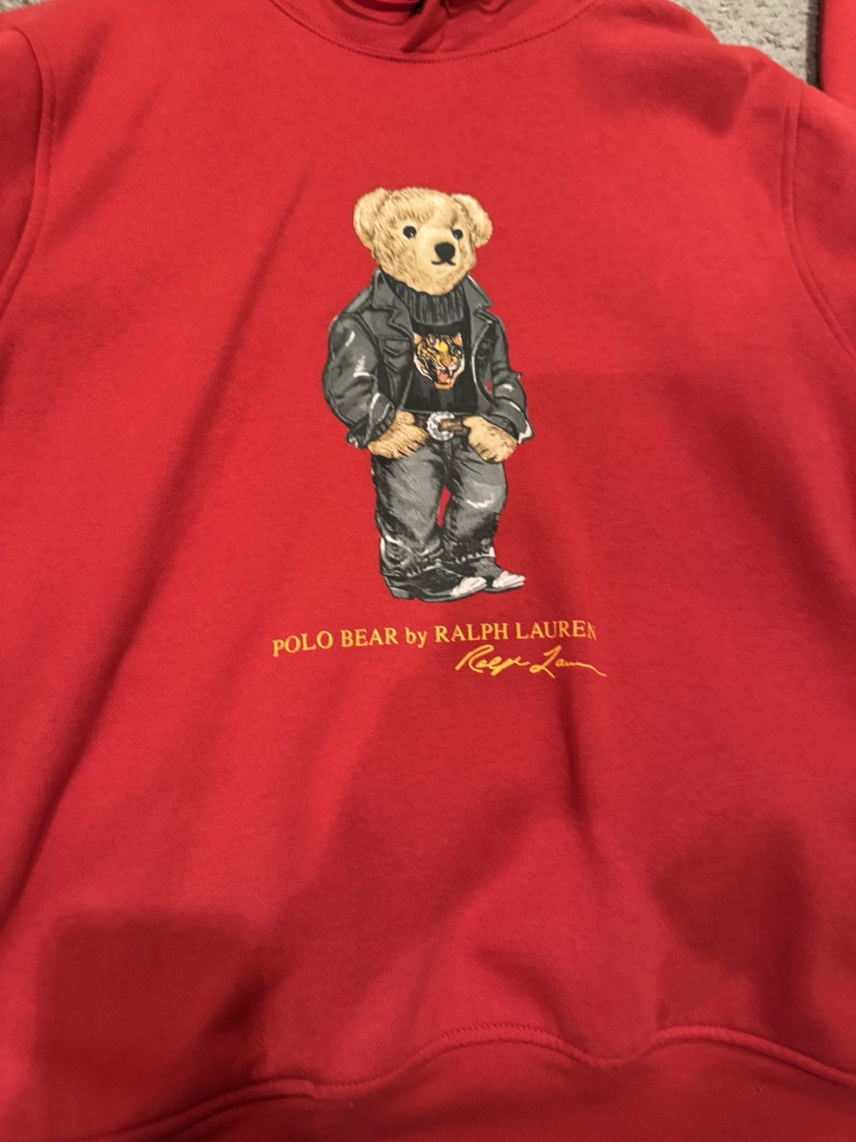 Polo Ralph Lauren Polo Bear Red hoodie Size US M / EU 48-50 / 2 - 3 Thumbnail