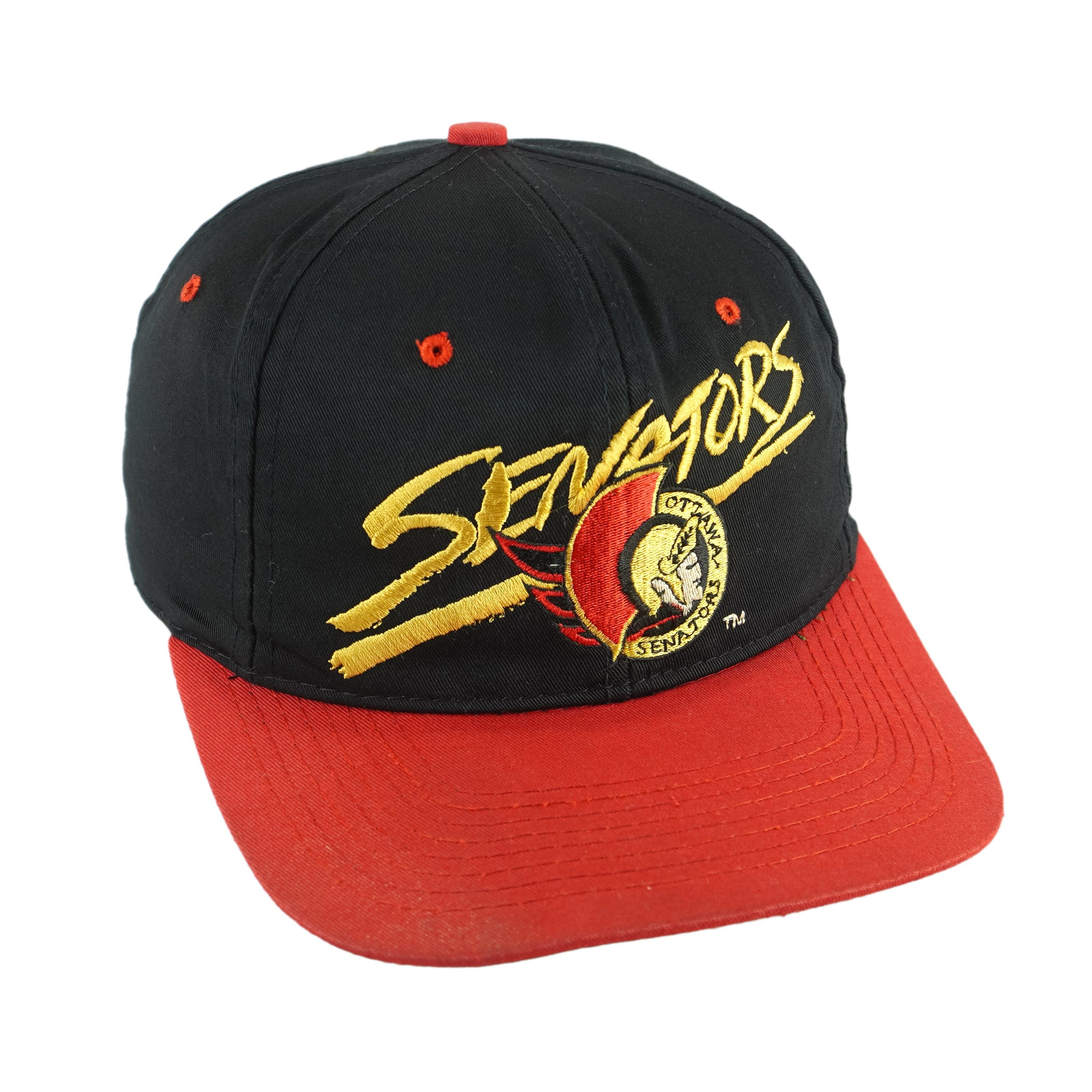 NHL Ottawa Senators Embroidered Snapback Hat 1990s Size ONE SIZE - 2 Thumbnail