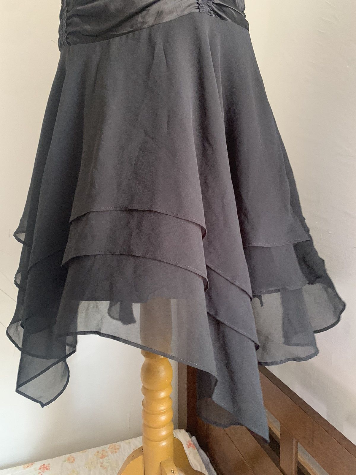 Designer Scot club vintage black party dress Size XS / US 0-2 / IT 36-38 - 5 Thumbnail