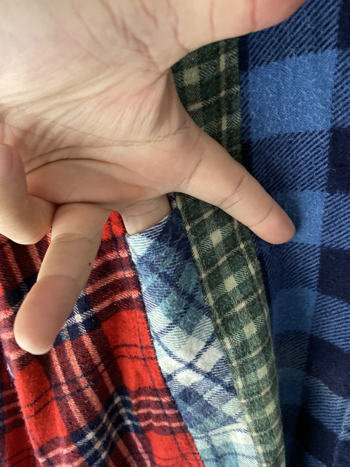 Needles 🔥RARE🔥OG 1990s Needles Pre-date Sonic Lab 7 cut flannel Size US M / EU 48-50 / 2 - 11 Thumbnail