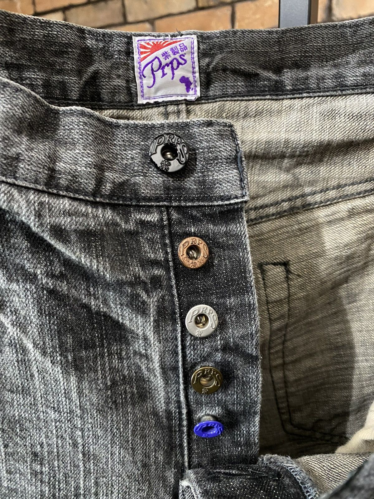 Prps $482 OG PRPS JAPAN DISTRESSED JEANS DENIM SLIM DISTRESSED Size US 34 / EU 50 - 4 Thumbnail