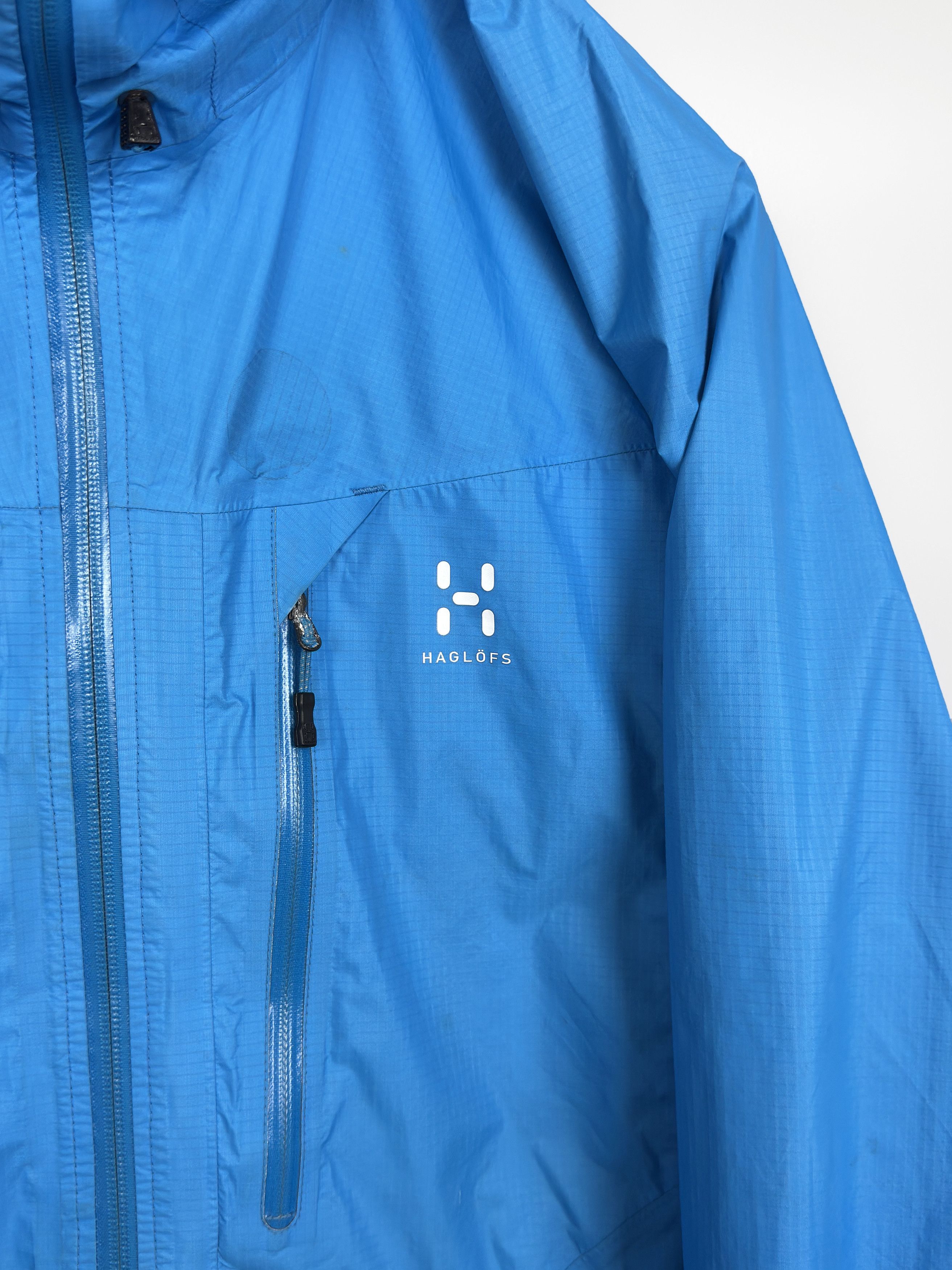 Haglofs Haglofs Gore-Tex Outdoor Waterproof Blue Jacket Size US L / EU 52-54 / 3 - 5 Thumbnail