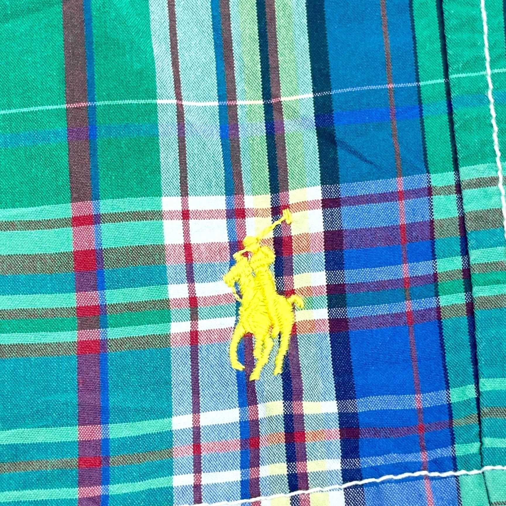 Polo Ralph Lauren VINTAGE Polo Ralph Lauren Swim Trunks Men L Green Polo Ralph Lauren Swim Trunks Men L Green 90s Tartan Size US L / EU 52-54 / 3 - 4 Thumbnail