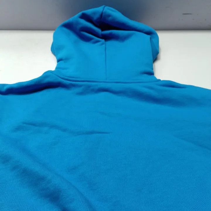 Balenciaga Balenciaga Logo Long Sleeve Hoodie Blue 0079-2507 Size US XS / EU 42 / 0 - 4 Thumbnail