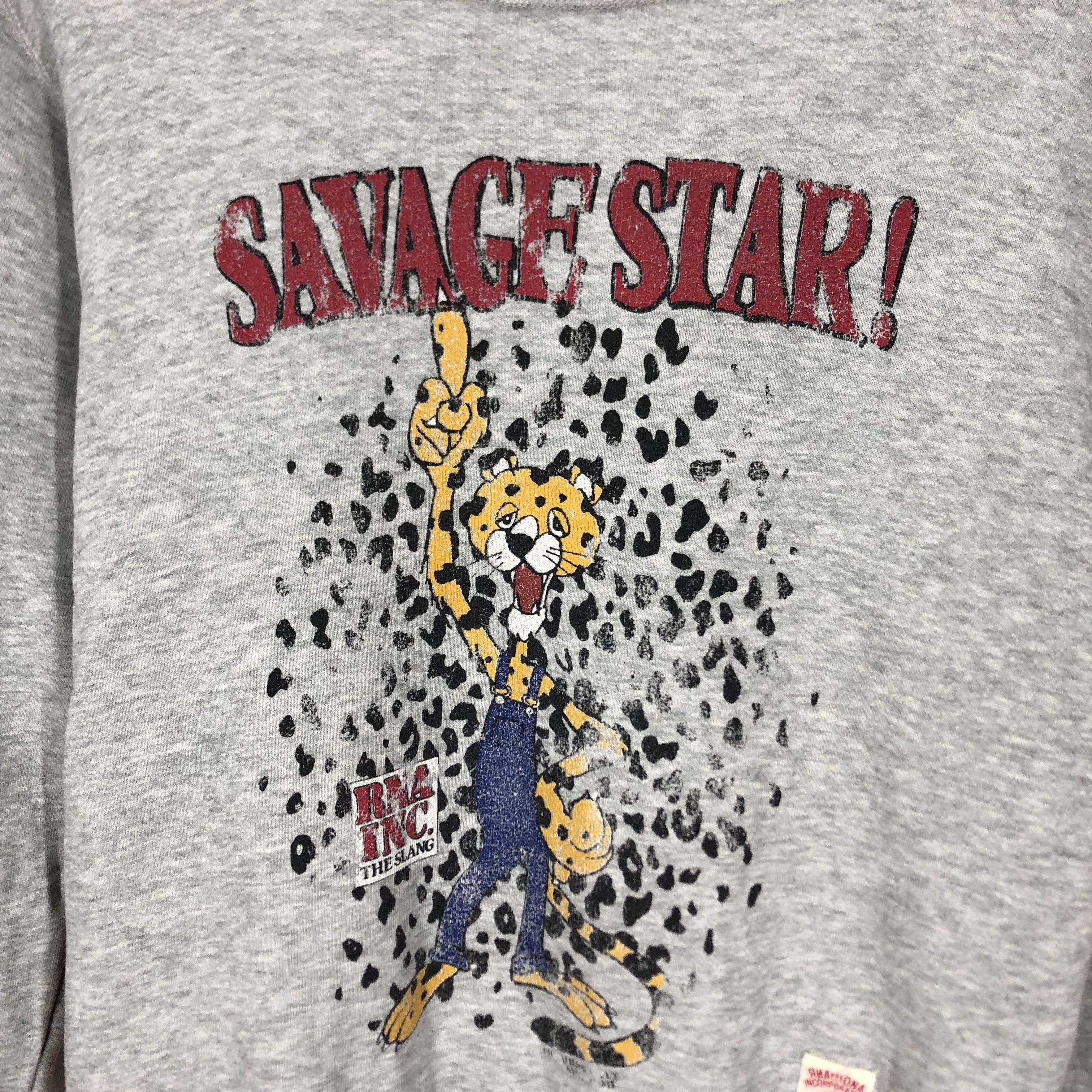 Japanese Brand SAVAGE STAR by RNA INC ALTERNATIVE Sweatshirt #1650/03 Size US M / EU 48-50 / 2 - 2 Thumbnail