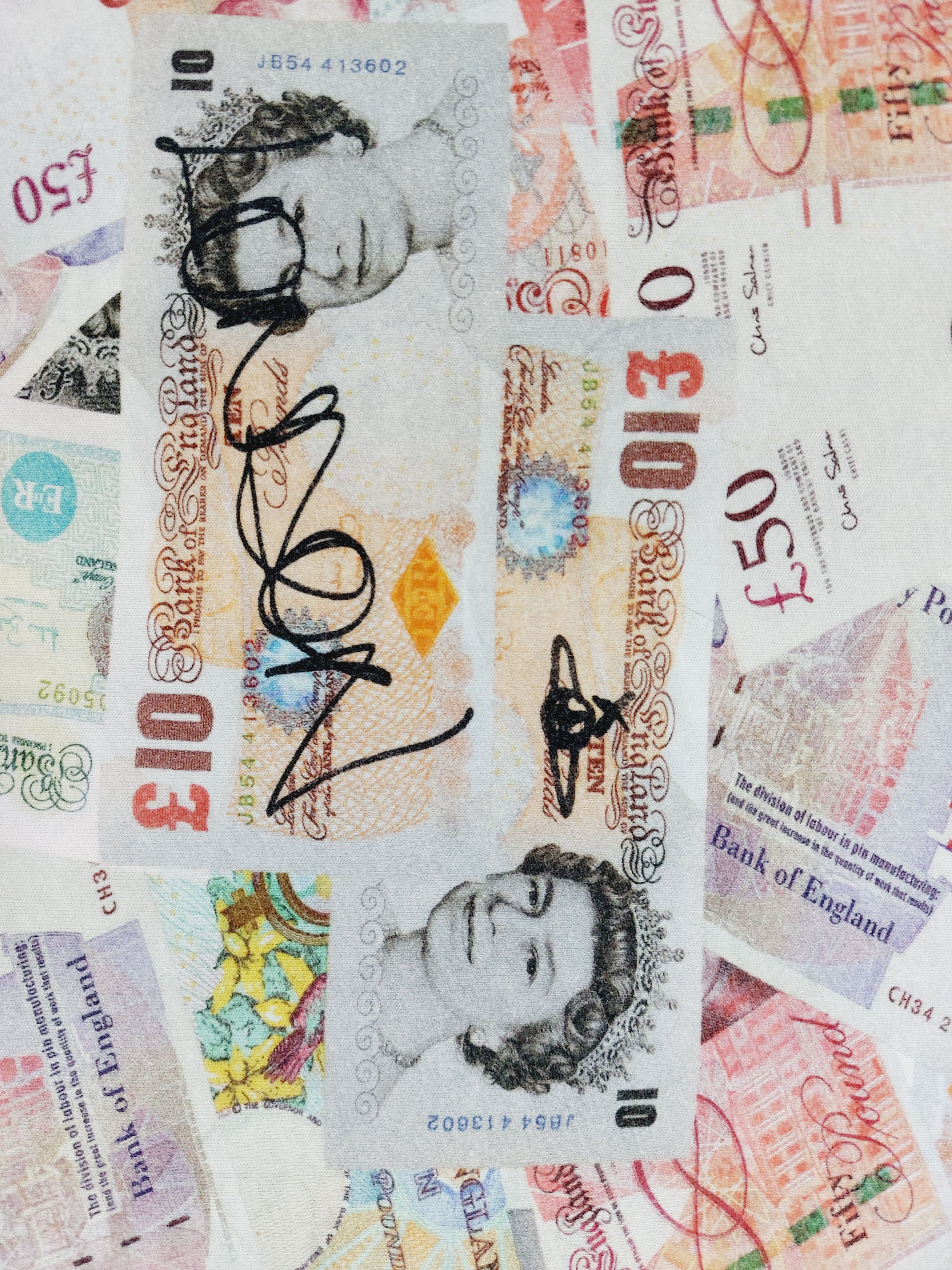 Vivienne Westwood Vivienne Westwood English Pounds Banknote Money T-Shirt Size US XL / EU 56 / 4 - 7 Thumbnail
