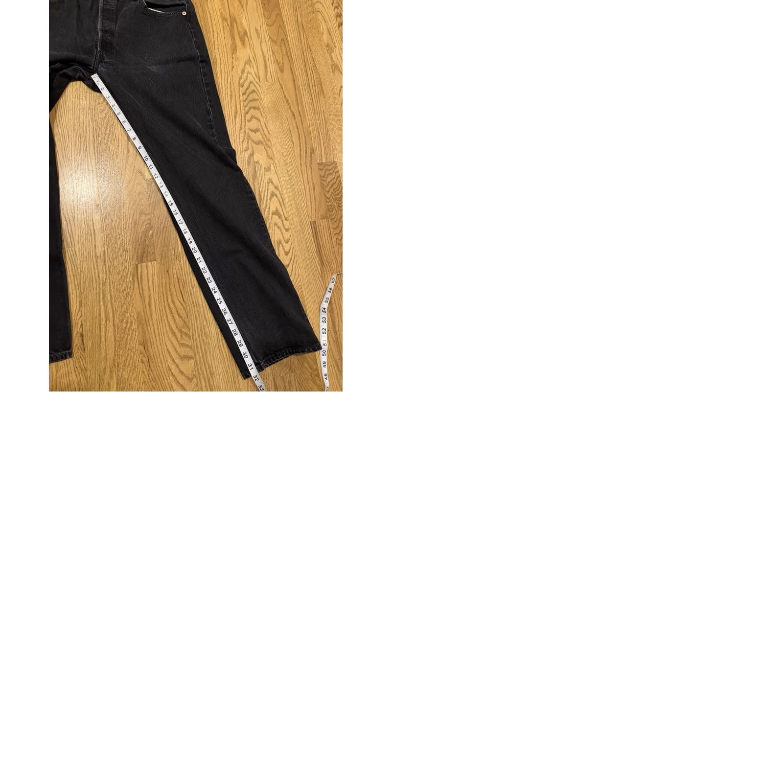 Levi's VINTAGE Levi’s 501 Jeans Men’s 36x32 Denim Button Fly Black USA 80s 90s Classic Regular Straight Size US 36 / EU 52 - 9 Thumbnail