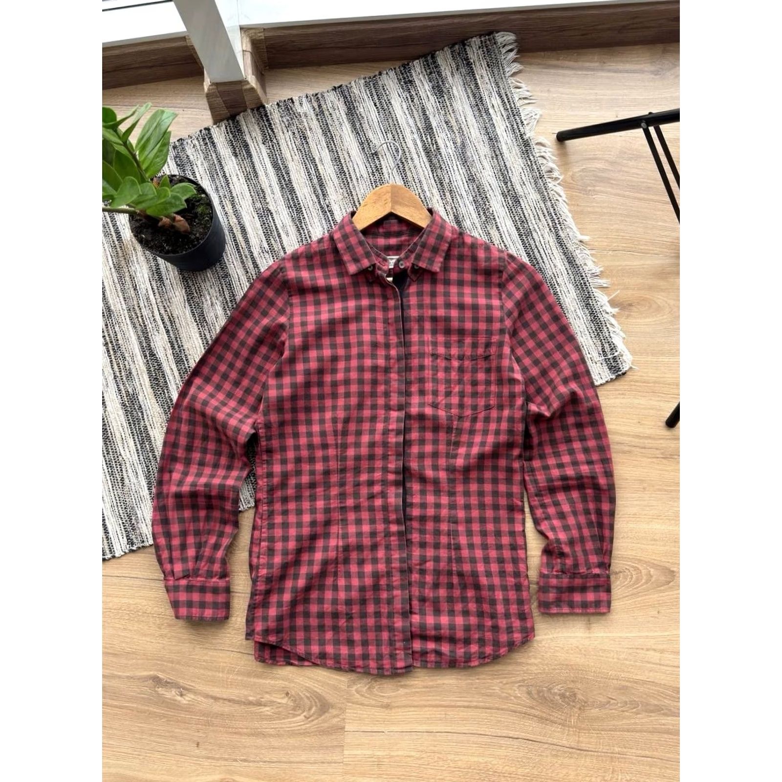 Golden Goose GOLDEN GOOSE DELUXE VENEZIA SHIRT Woomen Long Sleeve Button Up Luxury Red S Size S / US 4 / IT 40 - 3 Thumbnail