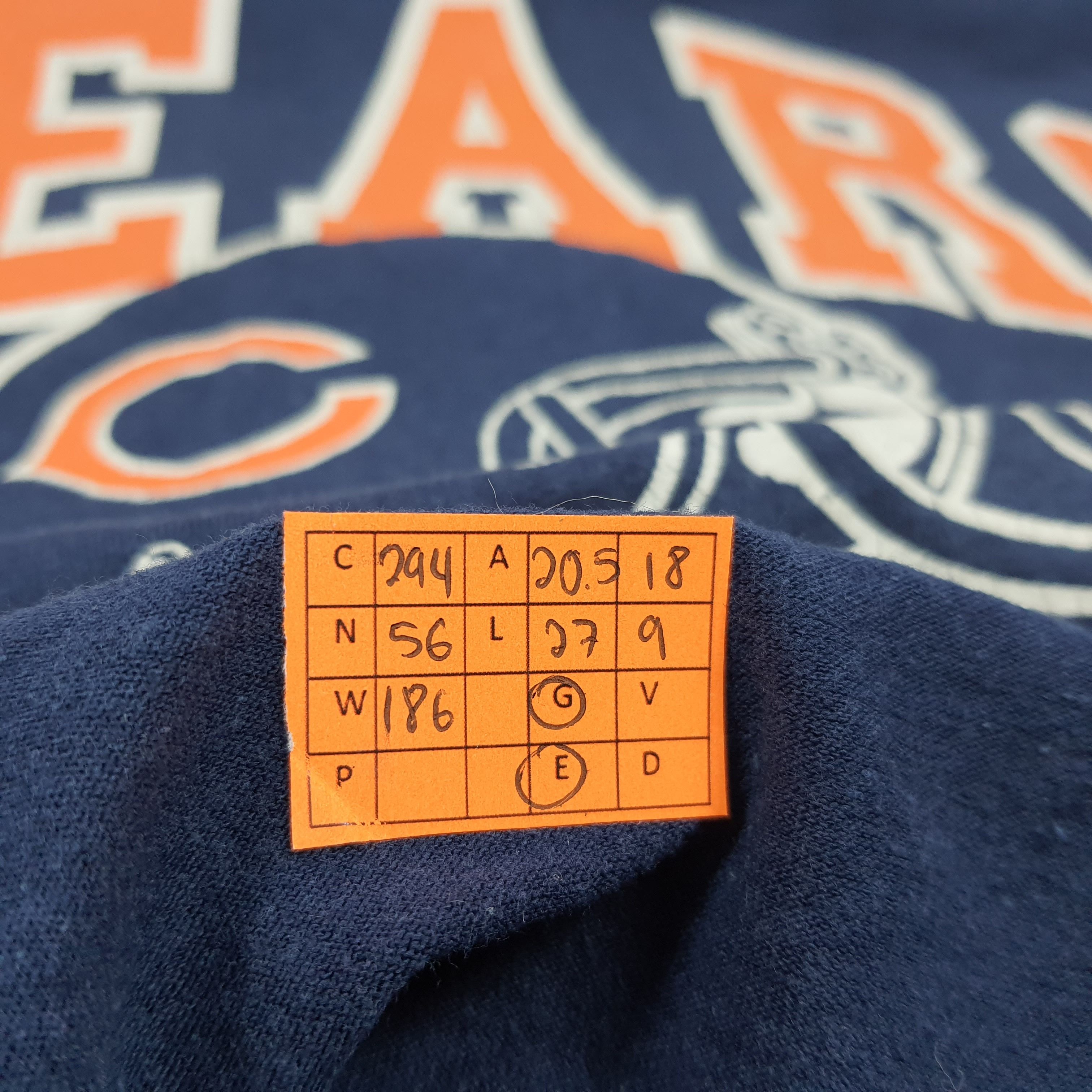 Logo 7 Vintage NFL Chicago Bears American Football Tshirt C294N56 Size US M / EU 48-50 / 2 - 7 Thumbnail
